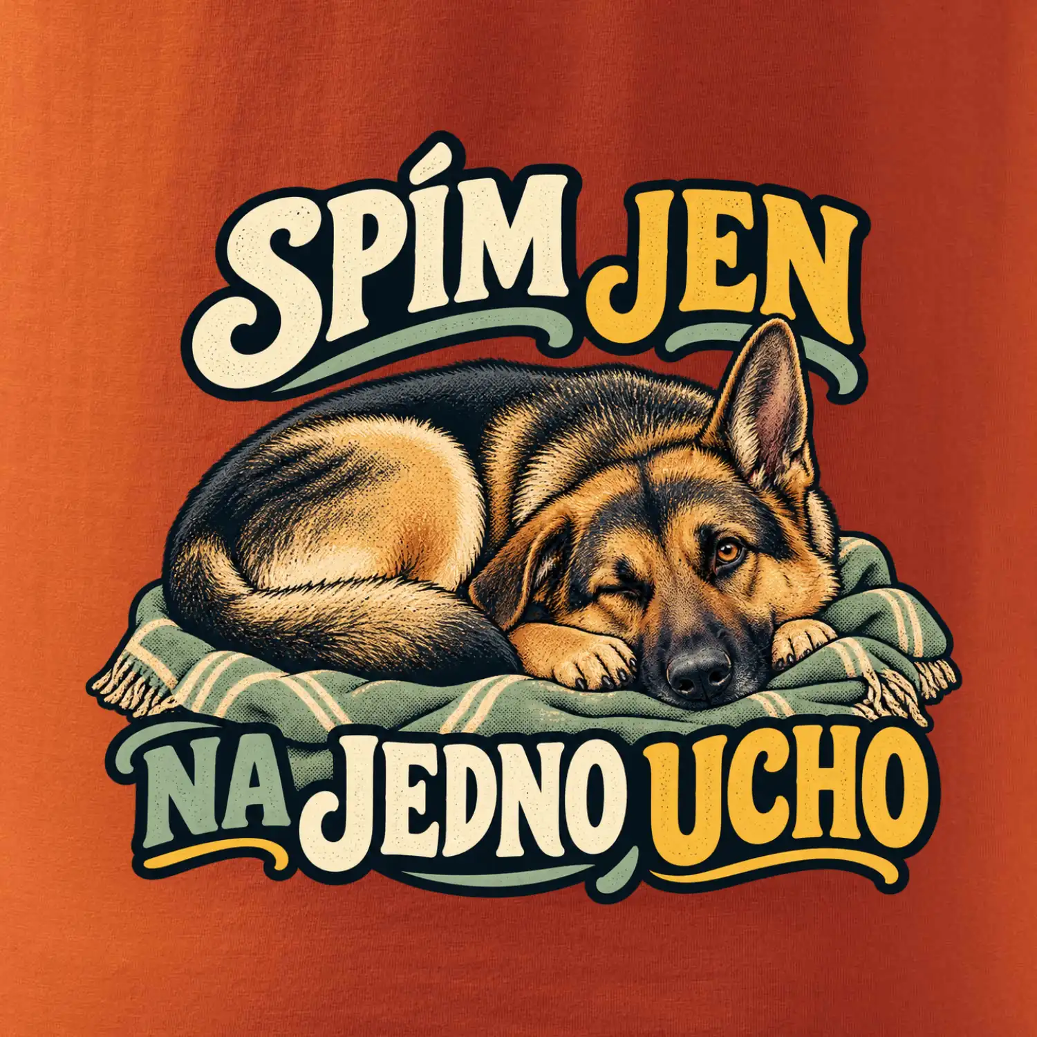 Spím jen na jedno ucho - vlčák