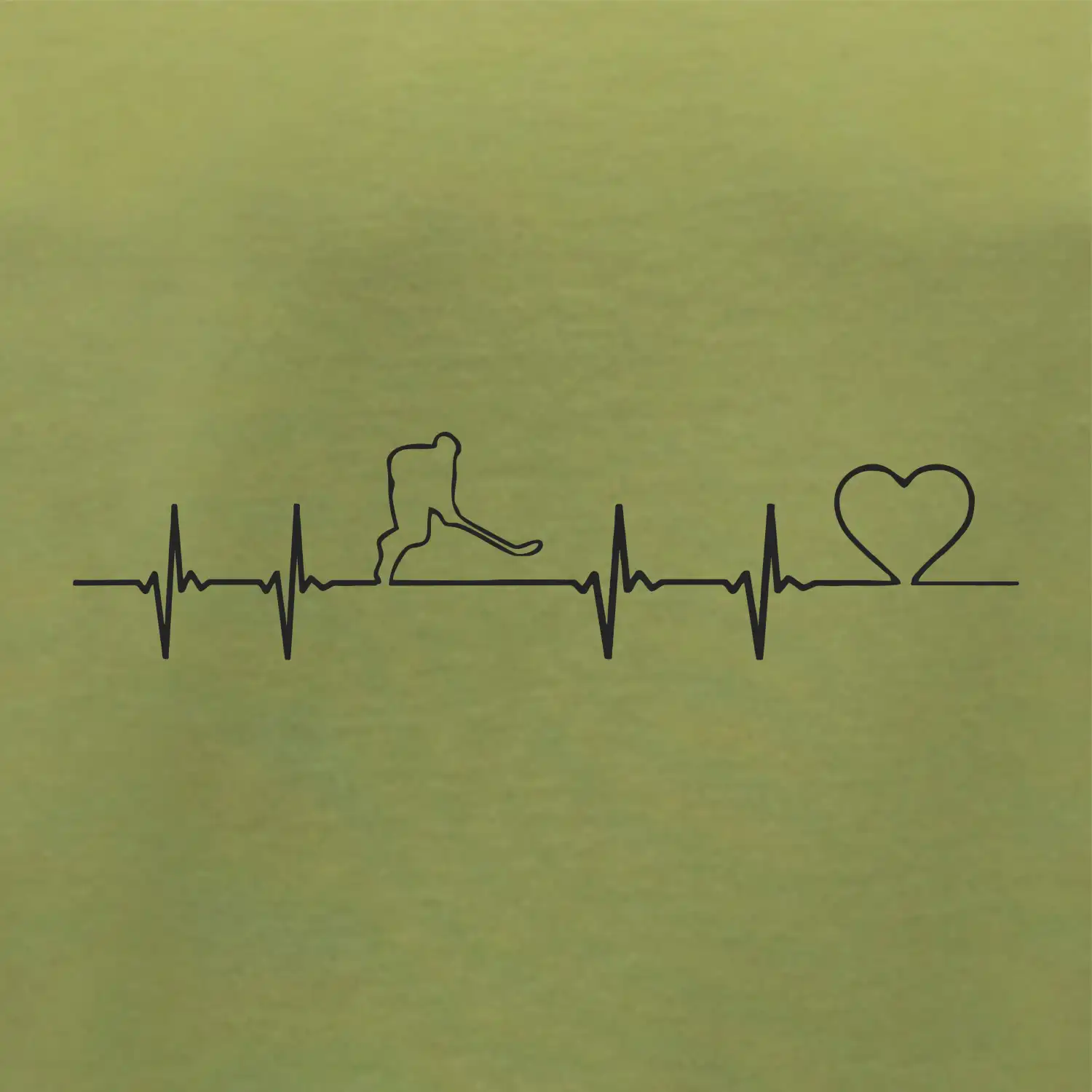 Hokejový hráč EKG