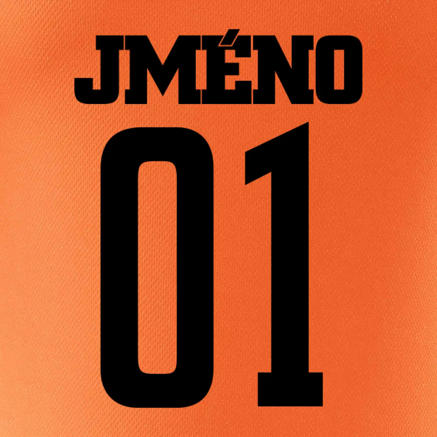 Florbalový dres - vlastné meno a číslo