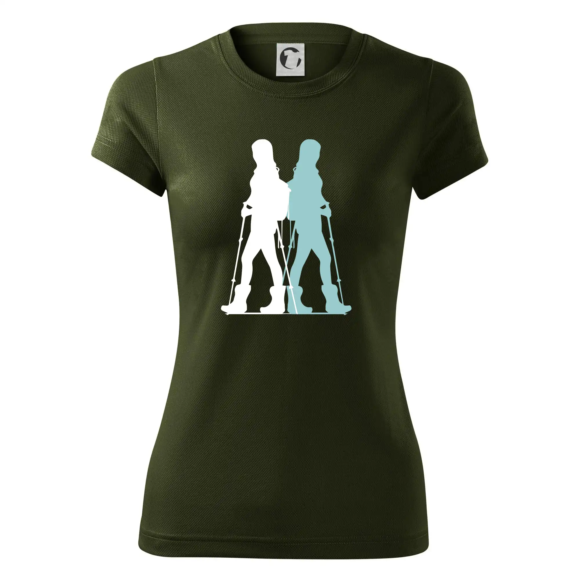 Nordic walking figury - žena