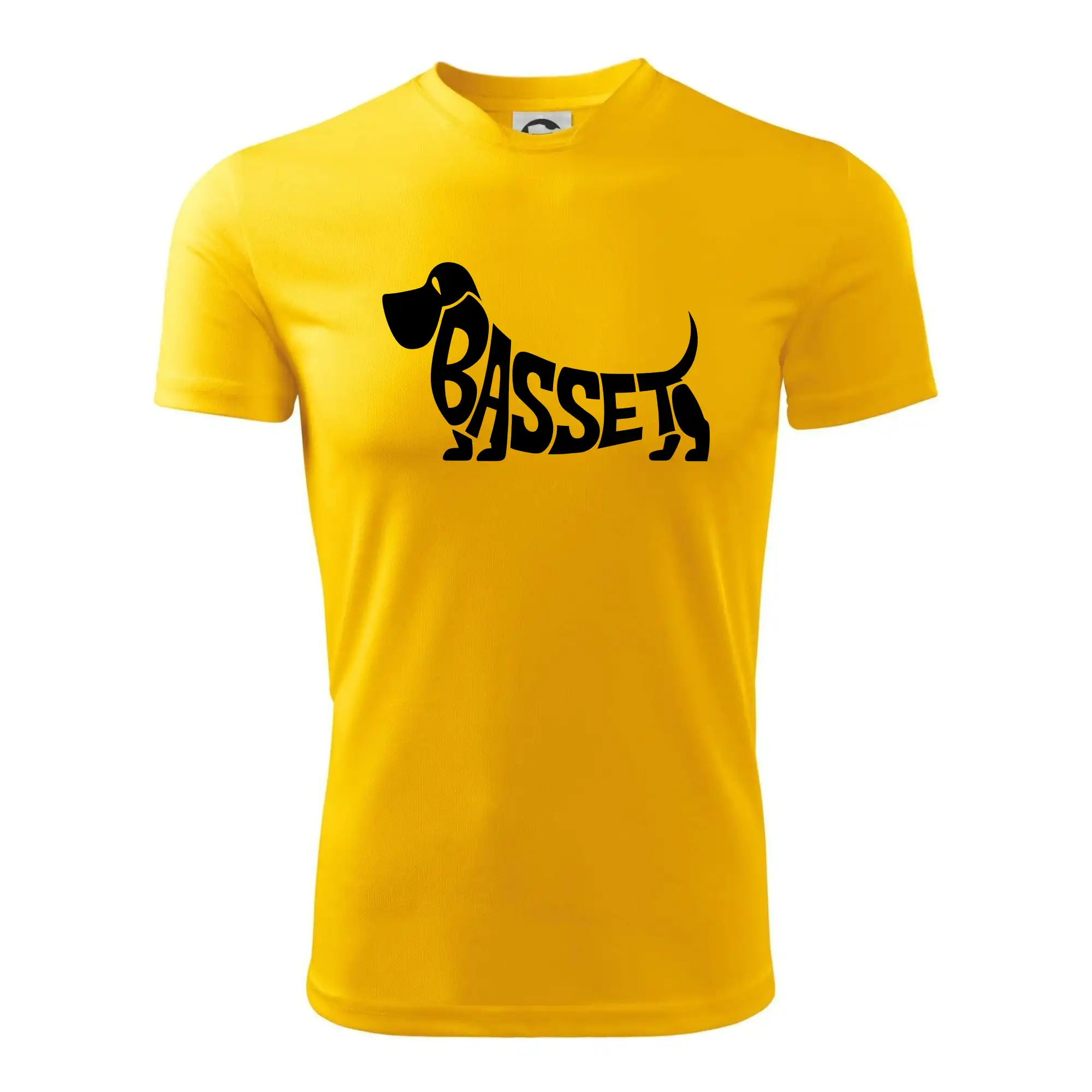 Basset nápis v těle