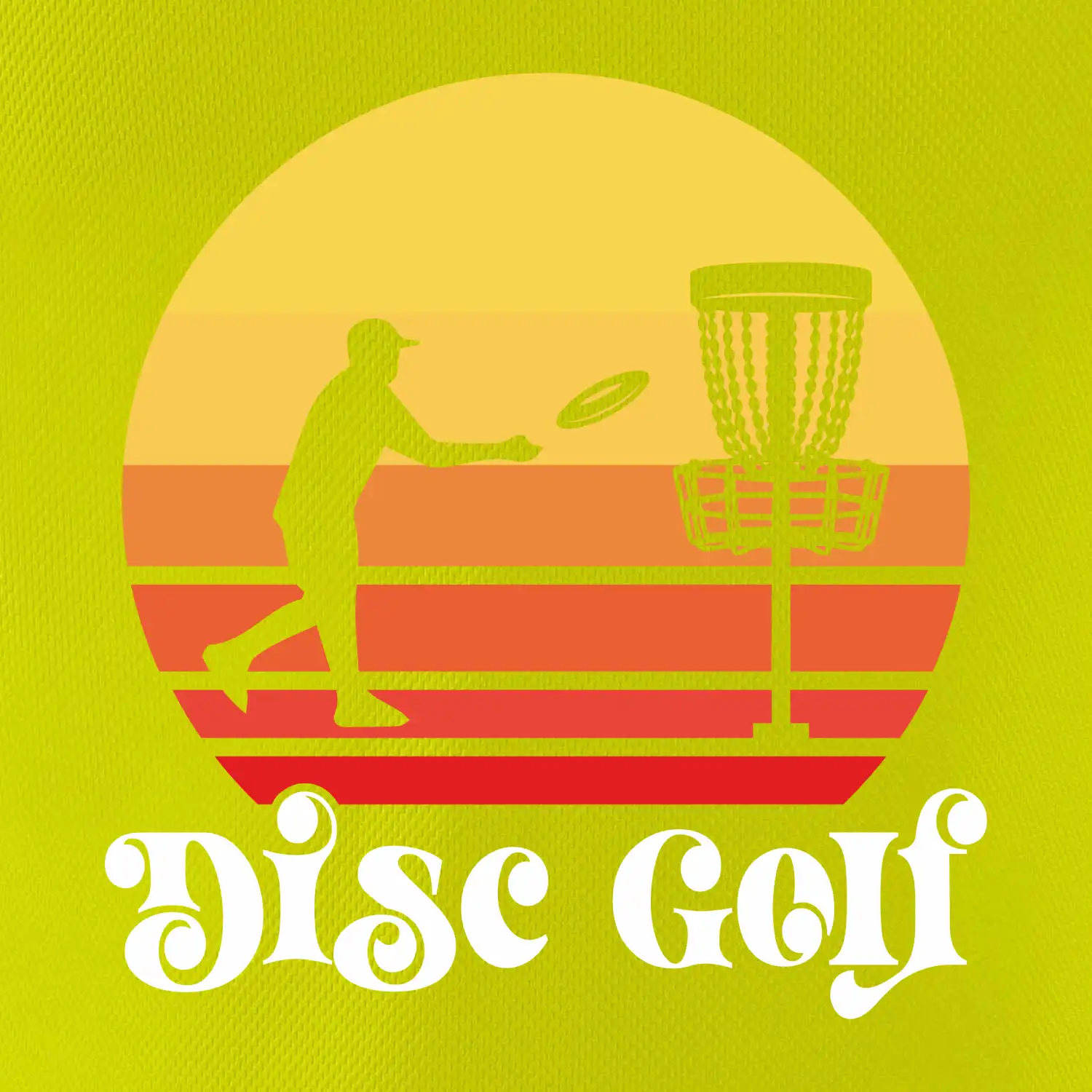 Disc golf postava vintage