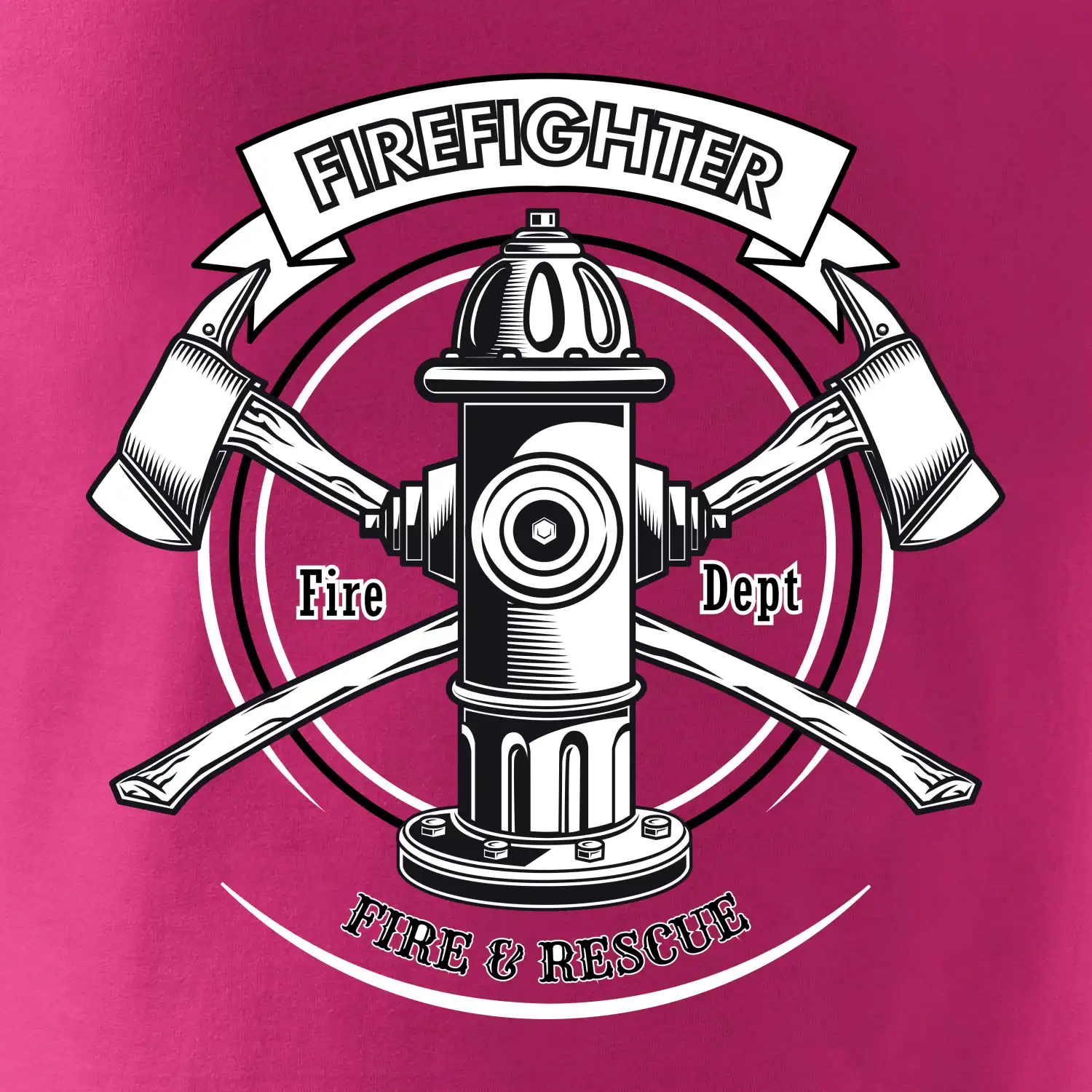 Firefighter logo Fire and rescue