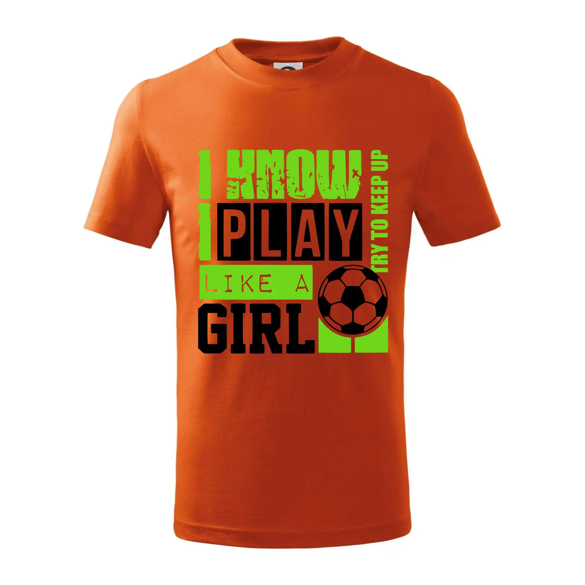 Tričká pre futbalistov - Play girl - Tričko detské bavlnené
