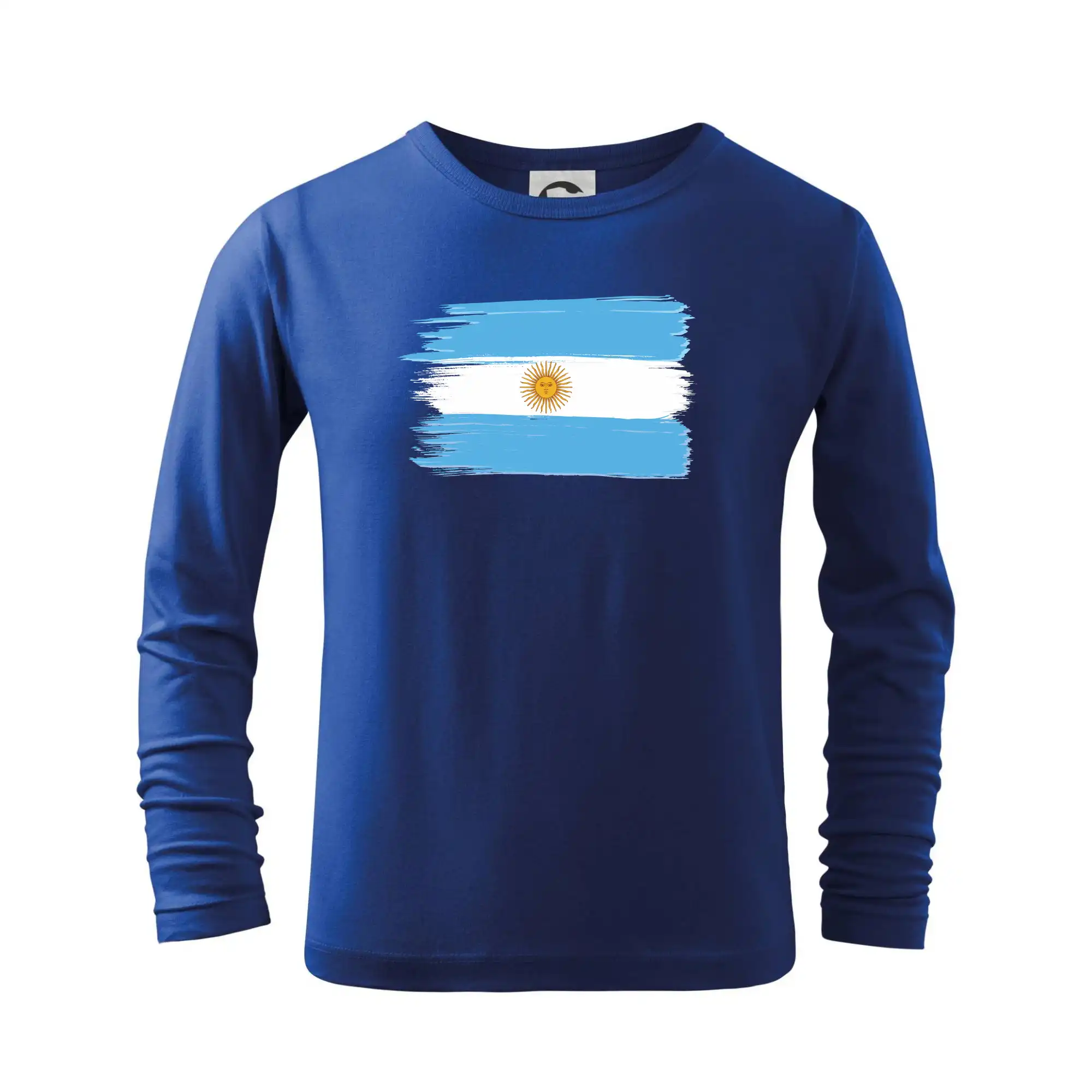 Argentina vlajka kreslená štětkou