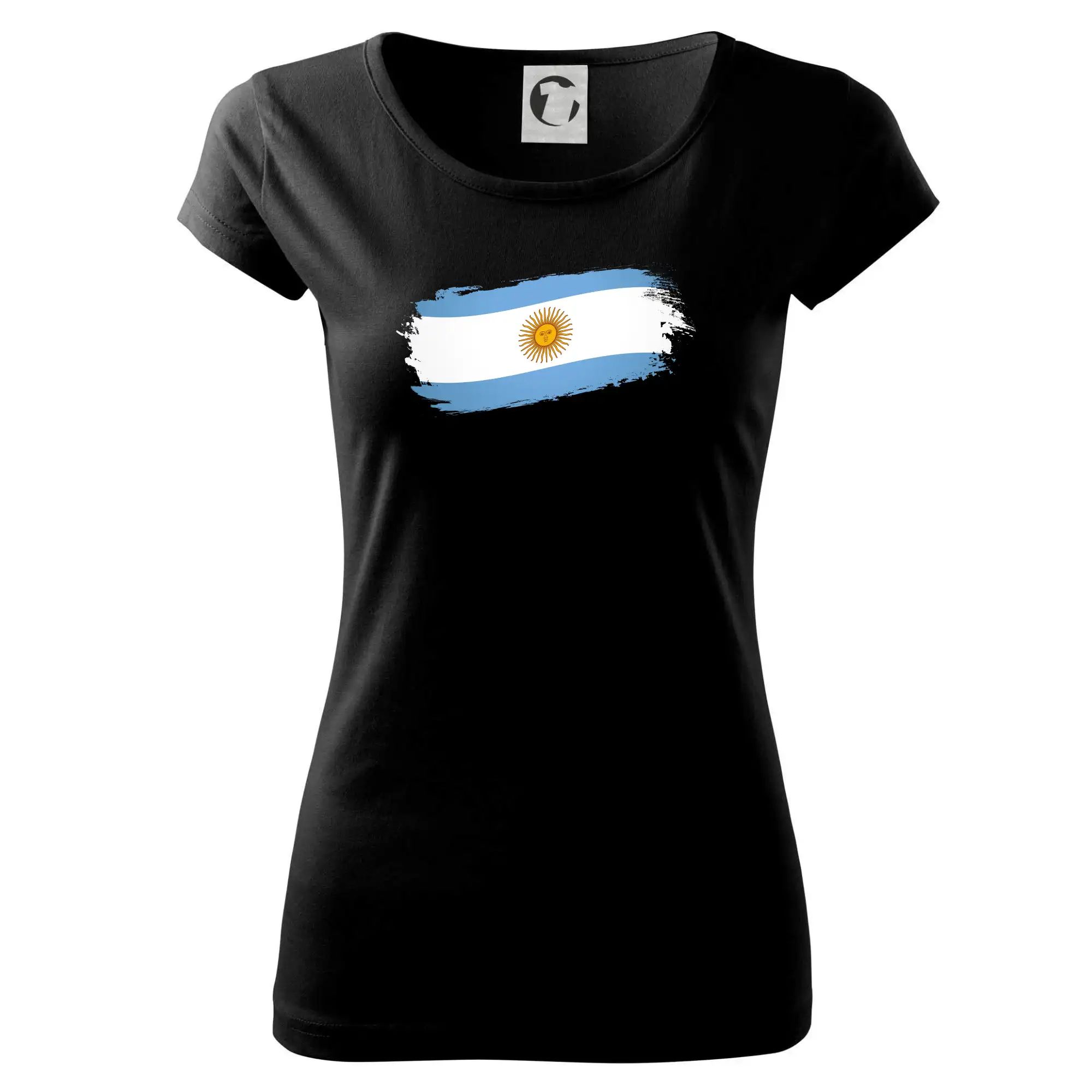 Argentina vlajka okousaná