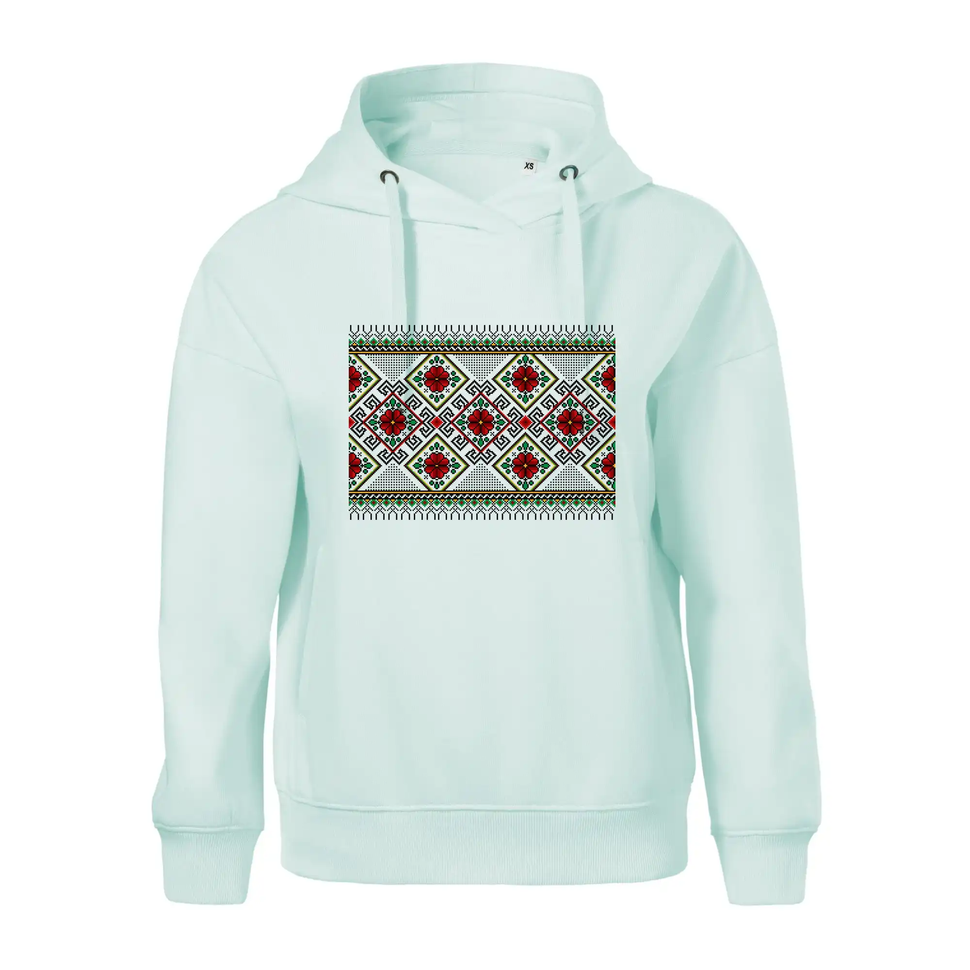 Ukrajinský vzor - Červeno Zelený