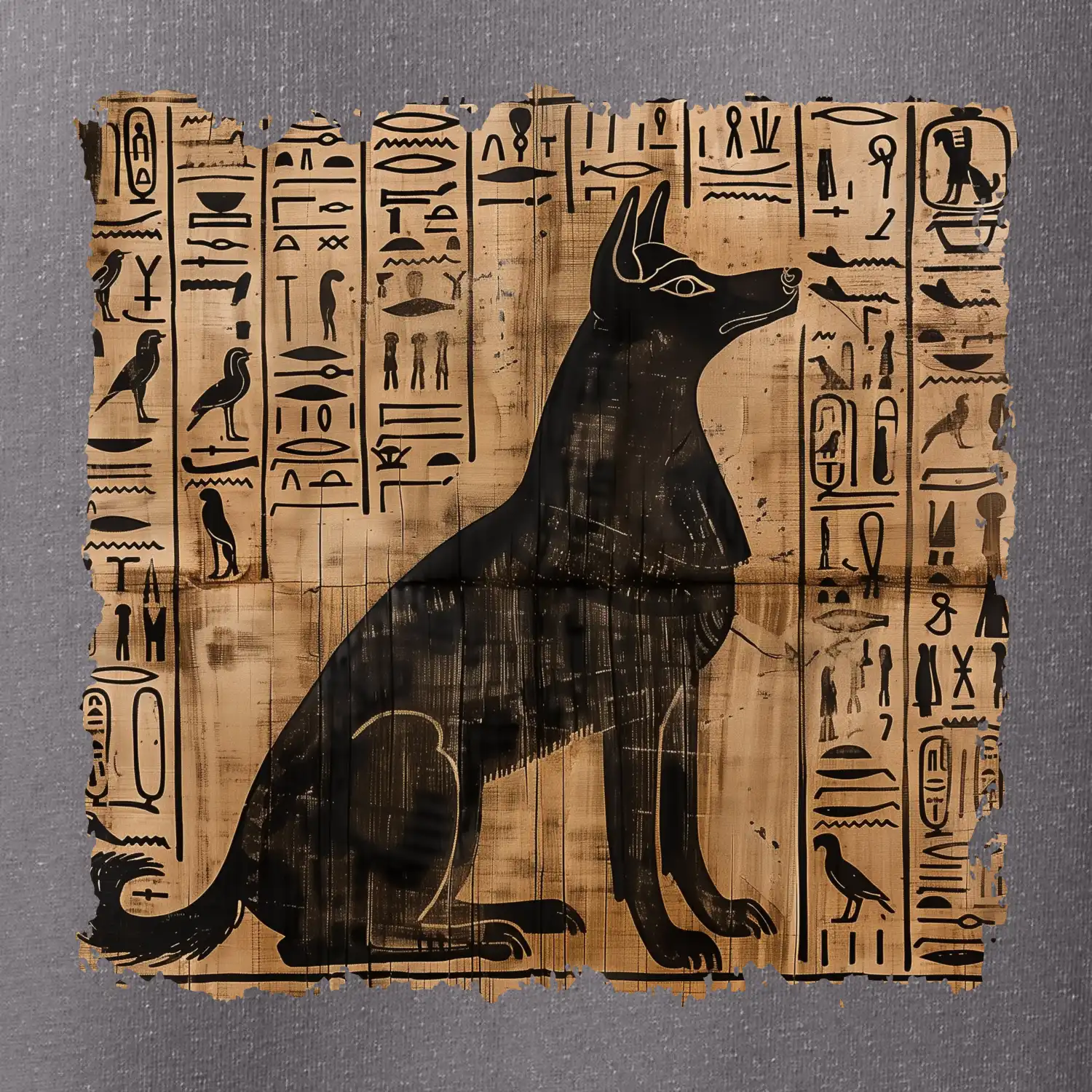 Egyptské hieroglyfy pes