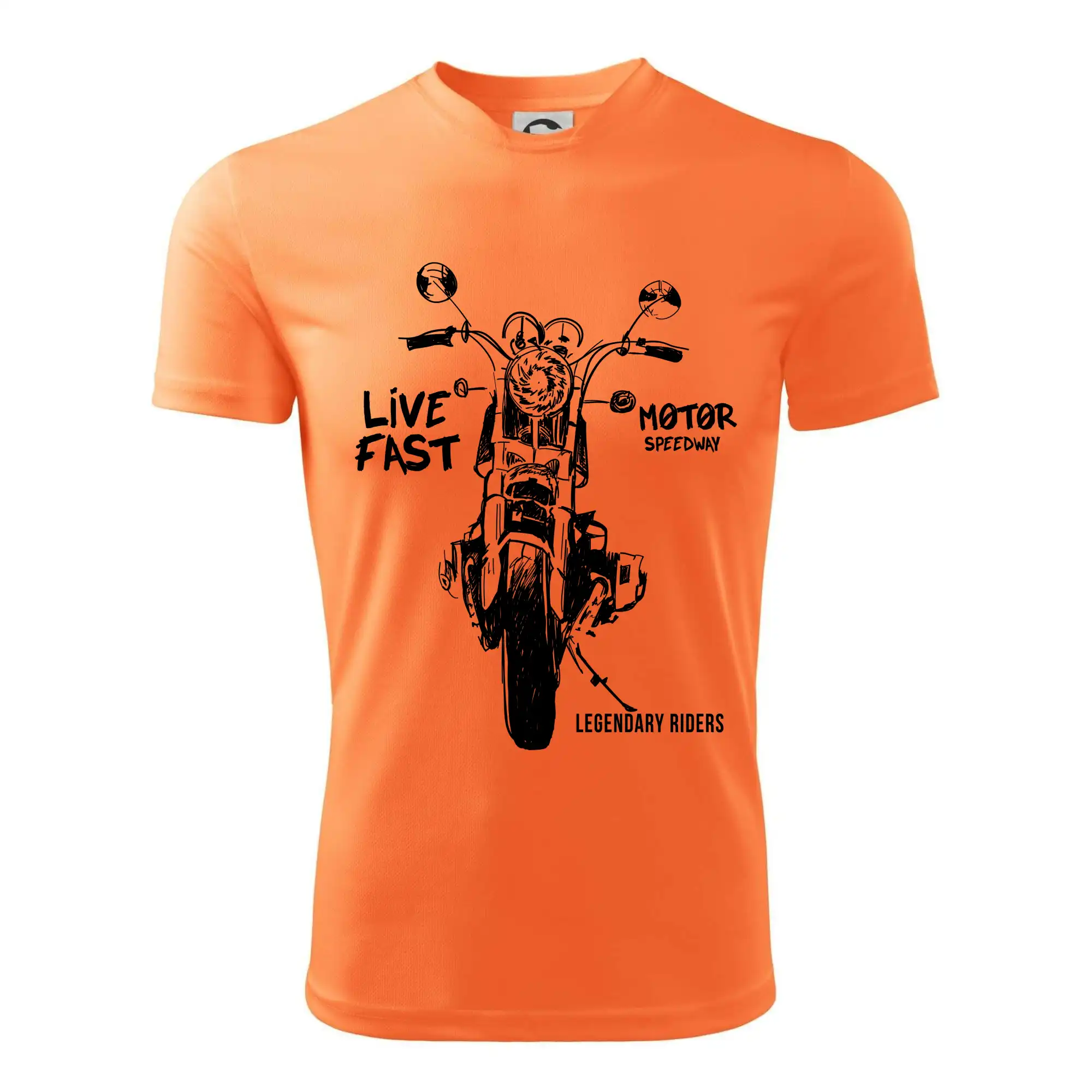 Motorka kresba live fast