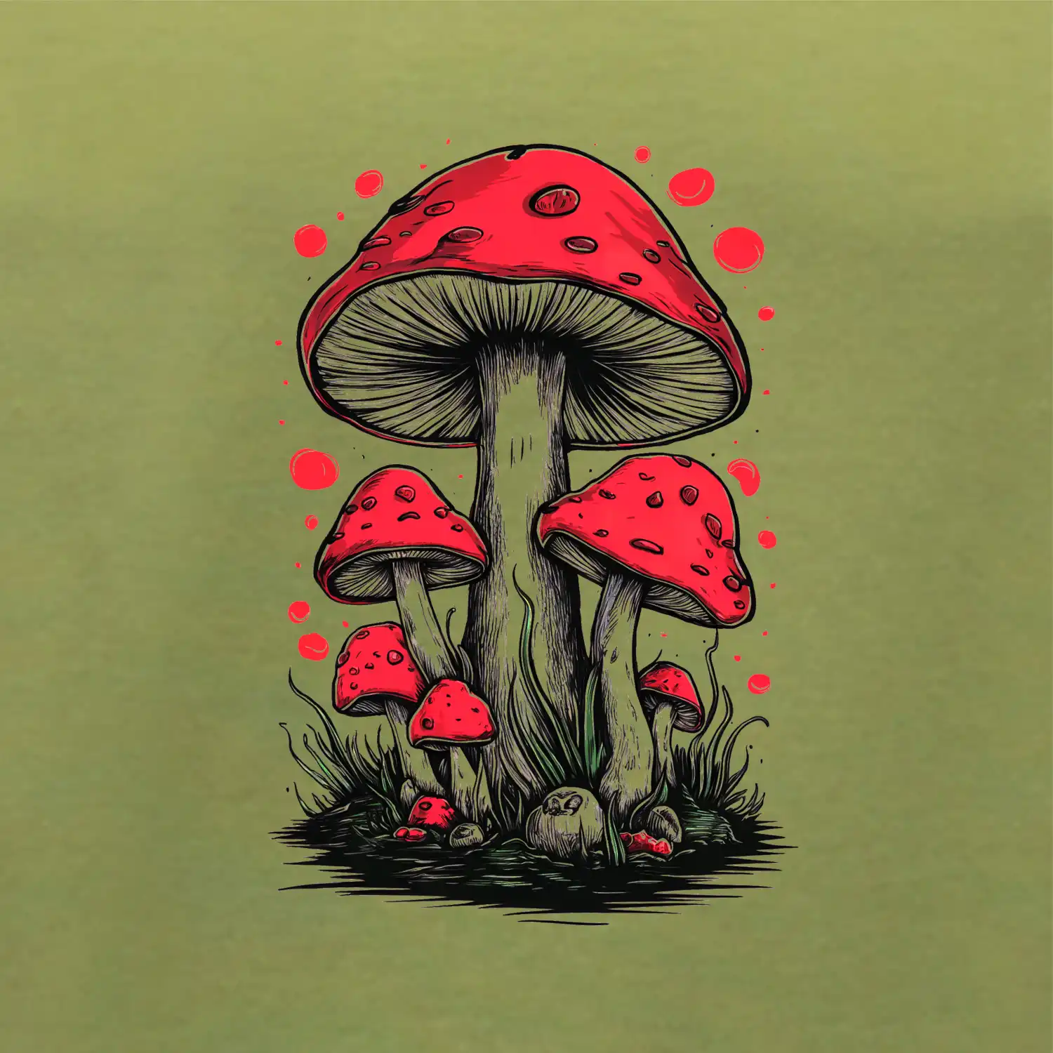 Goblincore Cottagecore Mushrooms