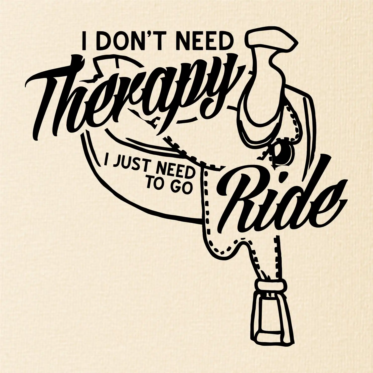 I don't Therapy Ride - jezdkyně