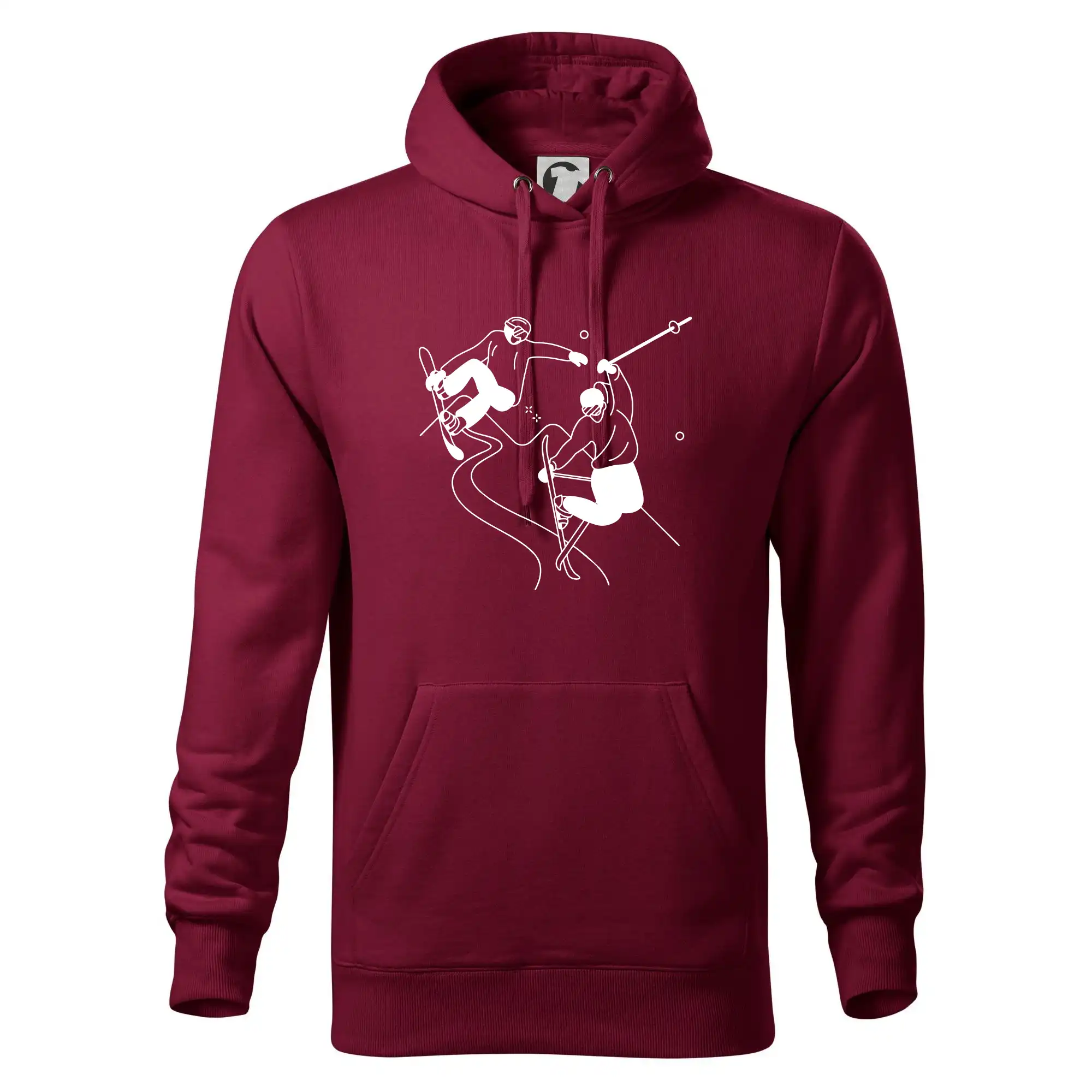 Lyžovaní - kresleny obrázek