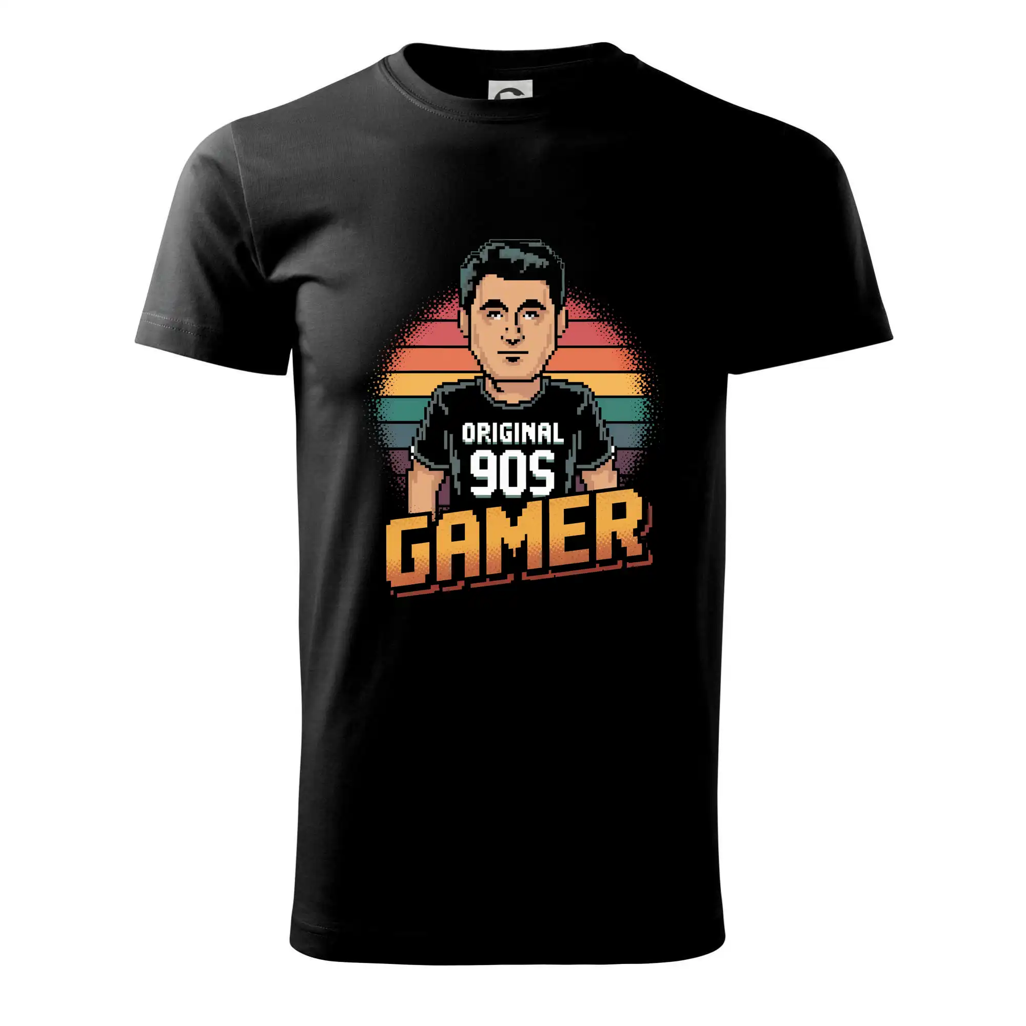 Grafické tričká - Original 90s gamer farebný - Klasické pánske tričko vyššej gramáže
