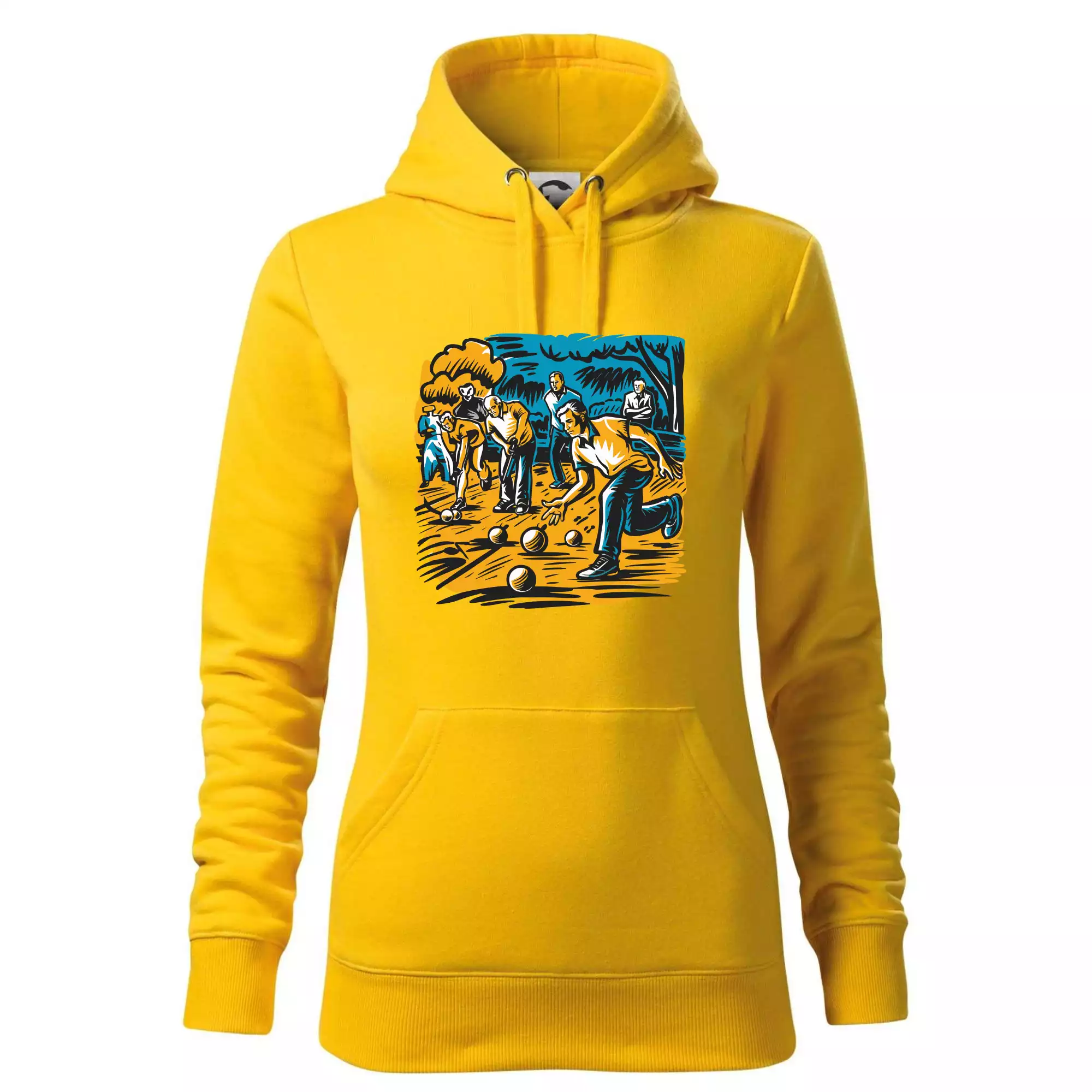 Petanque hra - modro oranžová