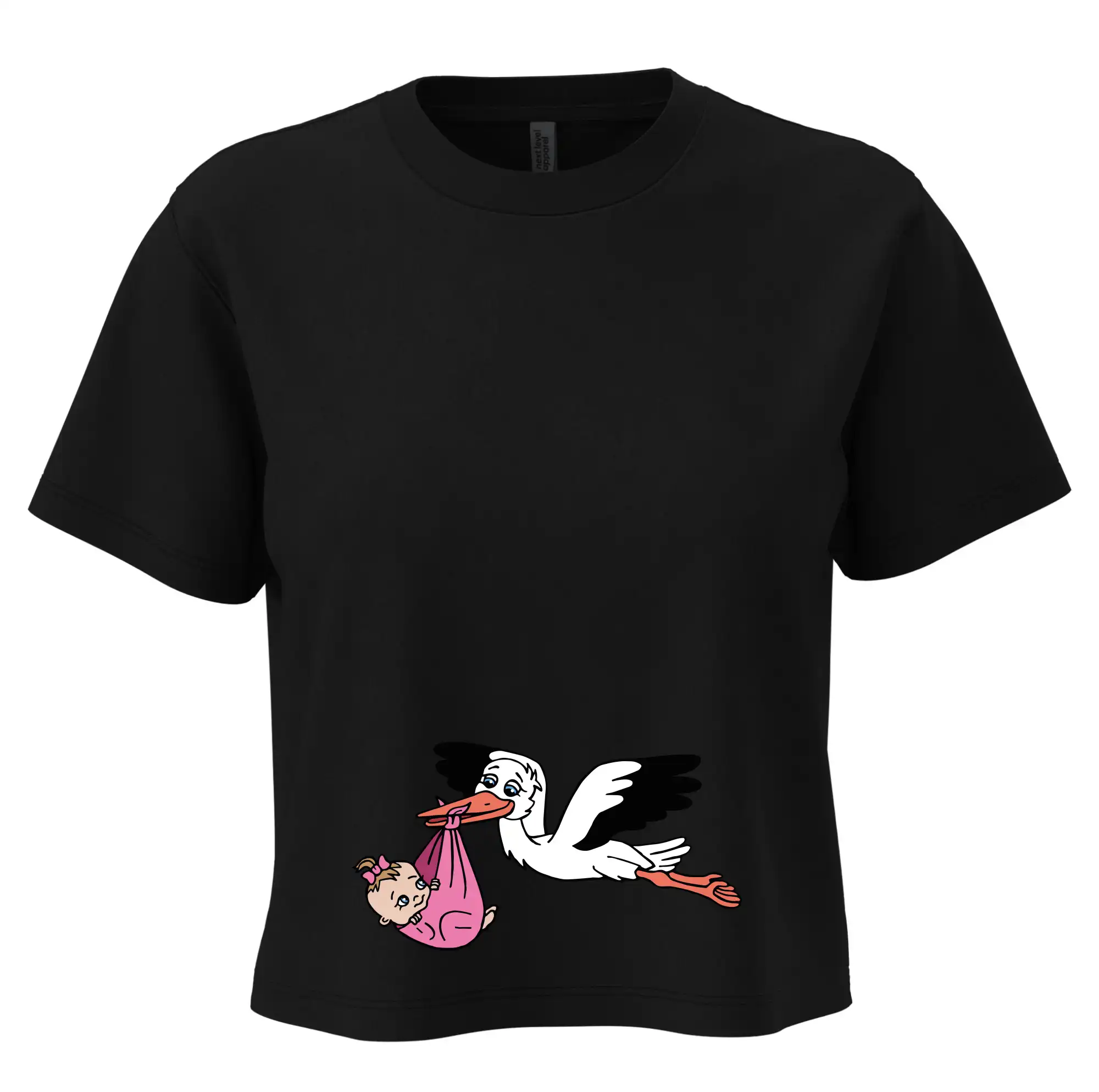 Čáp a miminko - holka (Hana-creative)