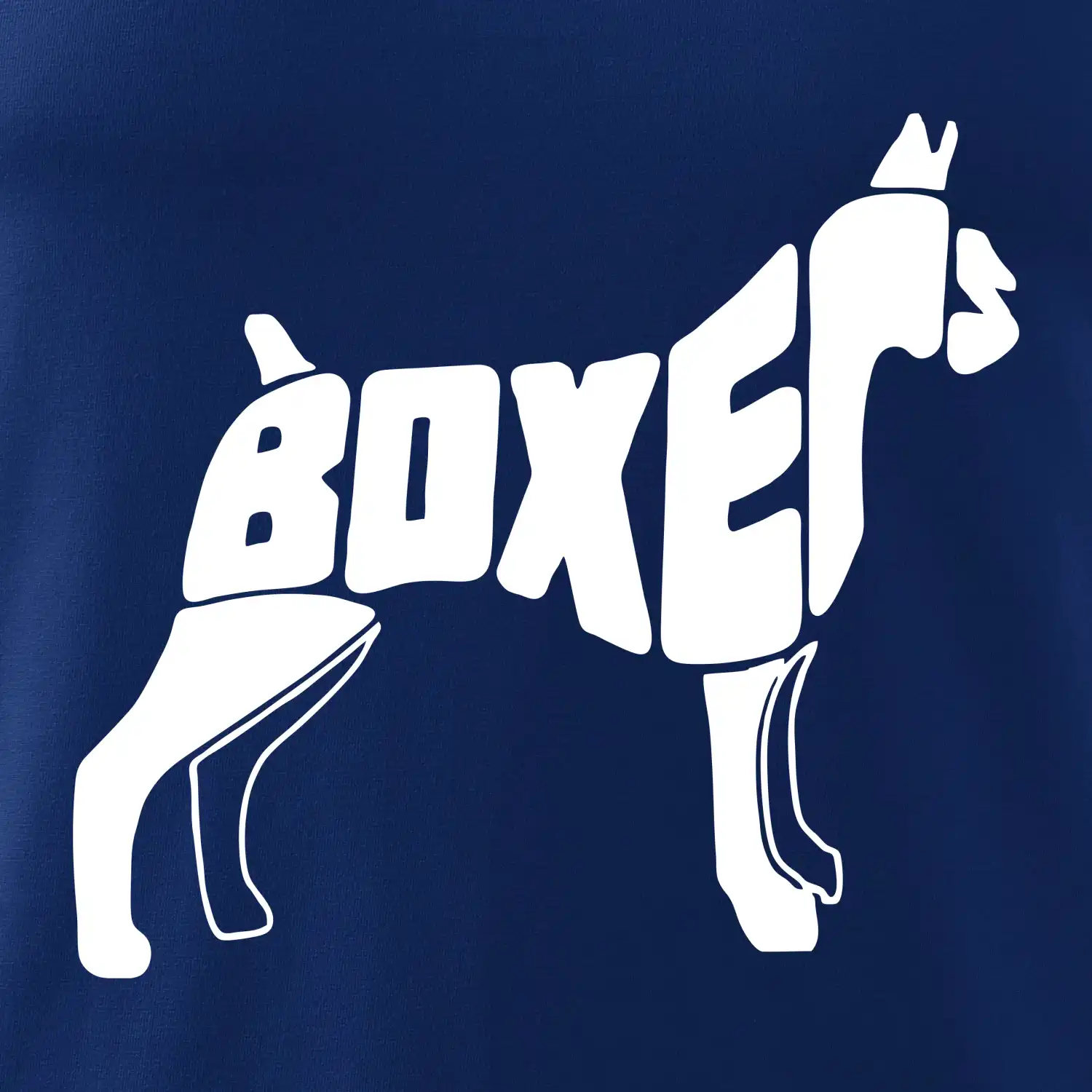 Boxer nápis v těle