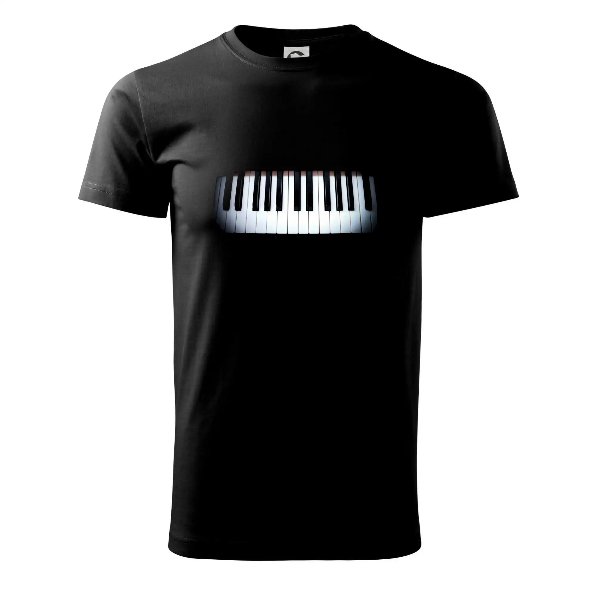 Piano v tme - Klasické pánske tričko vyššej gramáže