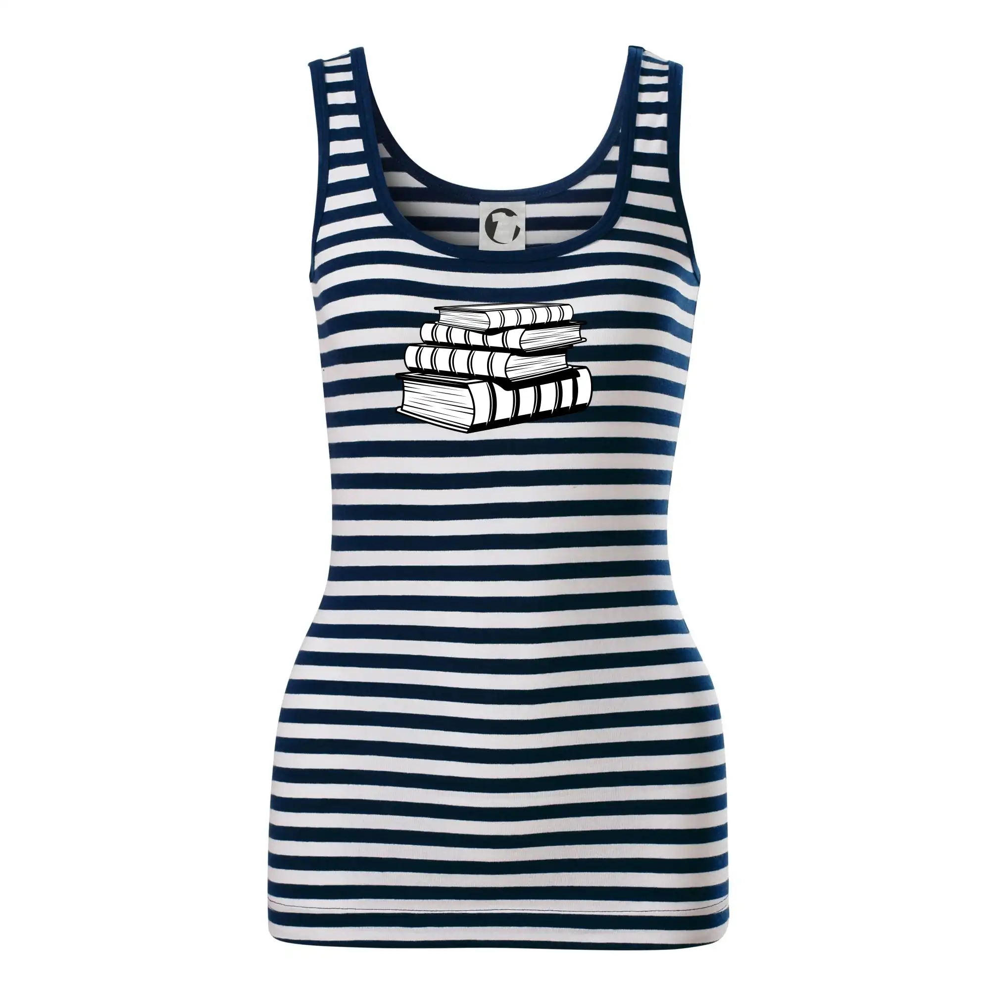 Knihy černobílé na sobě