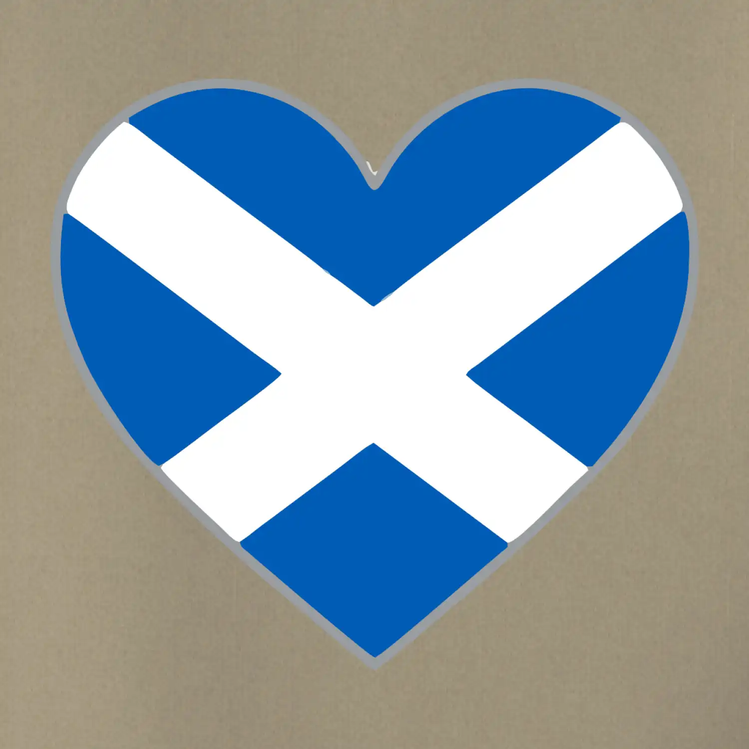 Skotské srdce na prso