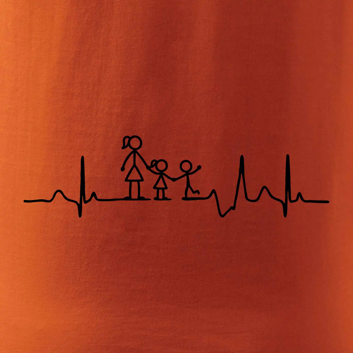 Ekg maminka a holka + kluk