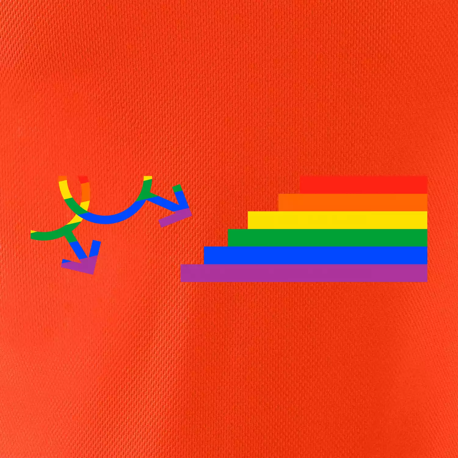 Gay symbol duha