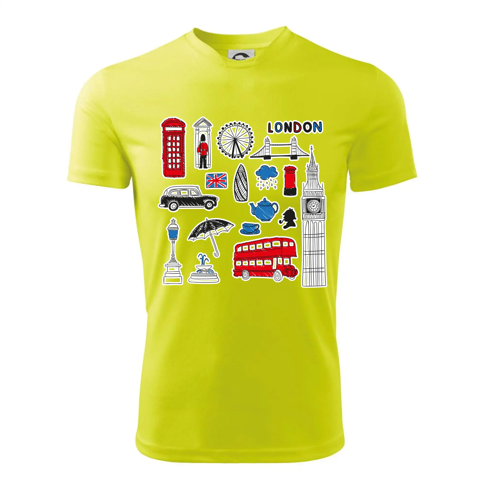 Velká Británie - kreslené ikonky