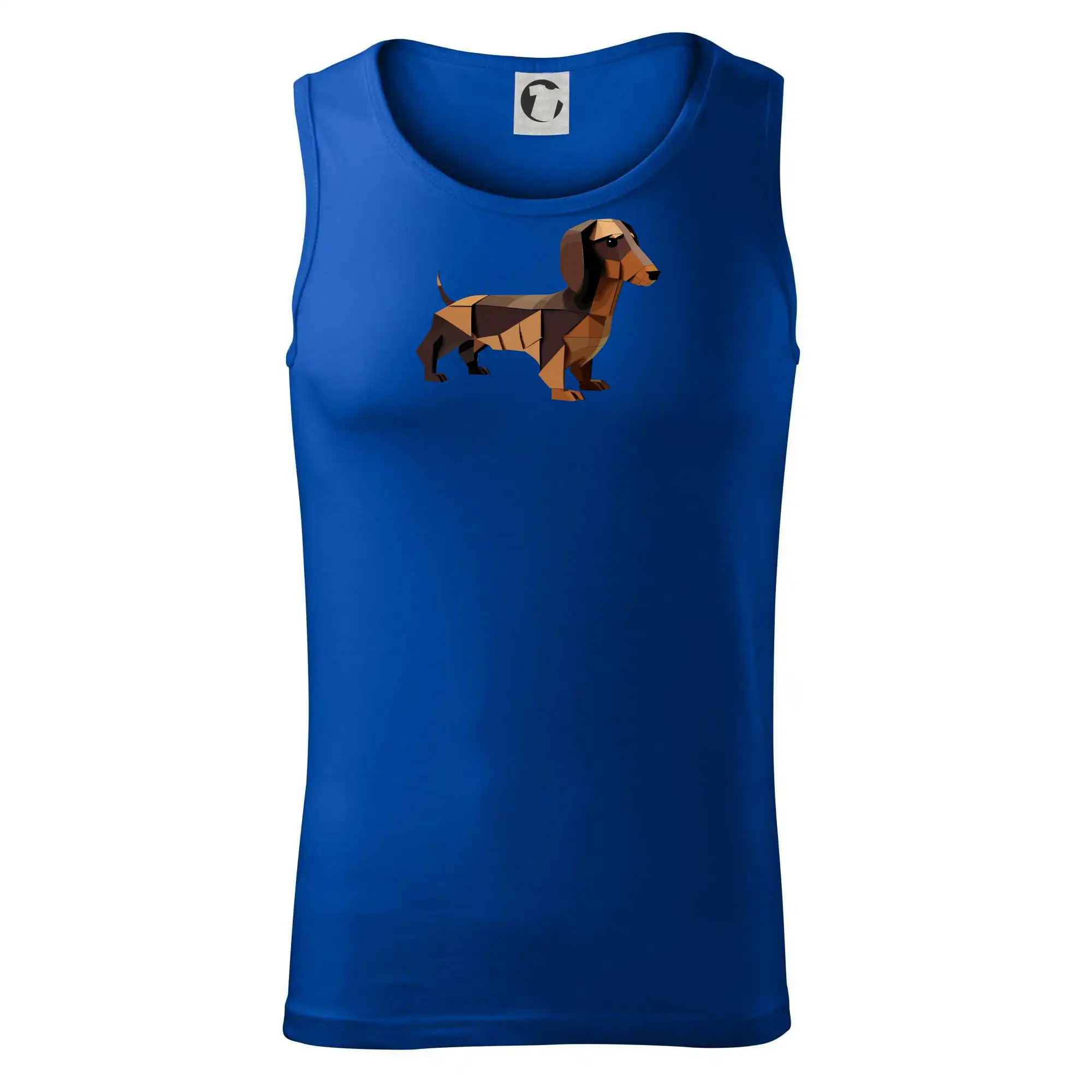 Jezevčík - slepený z papíru