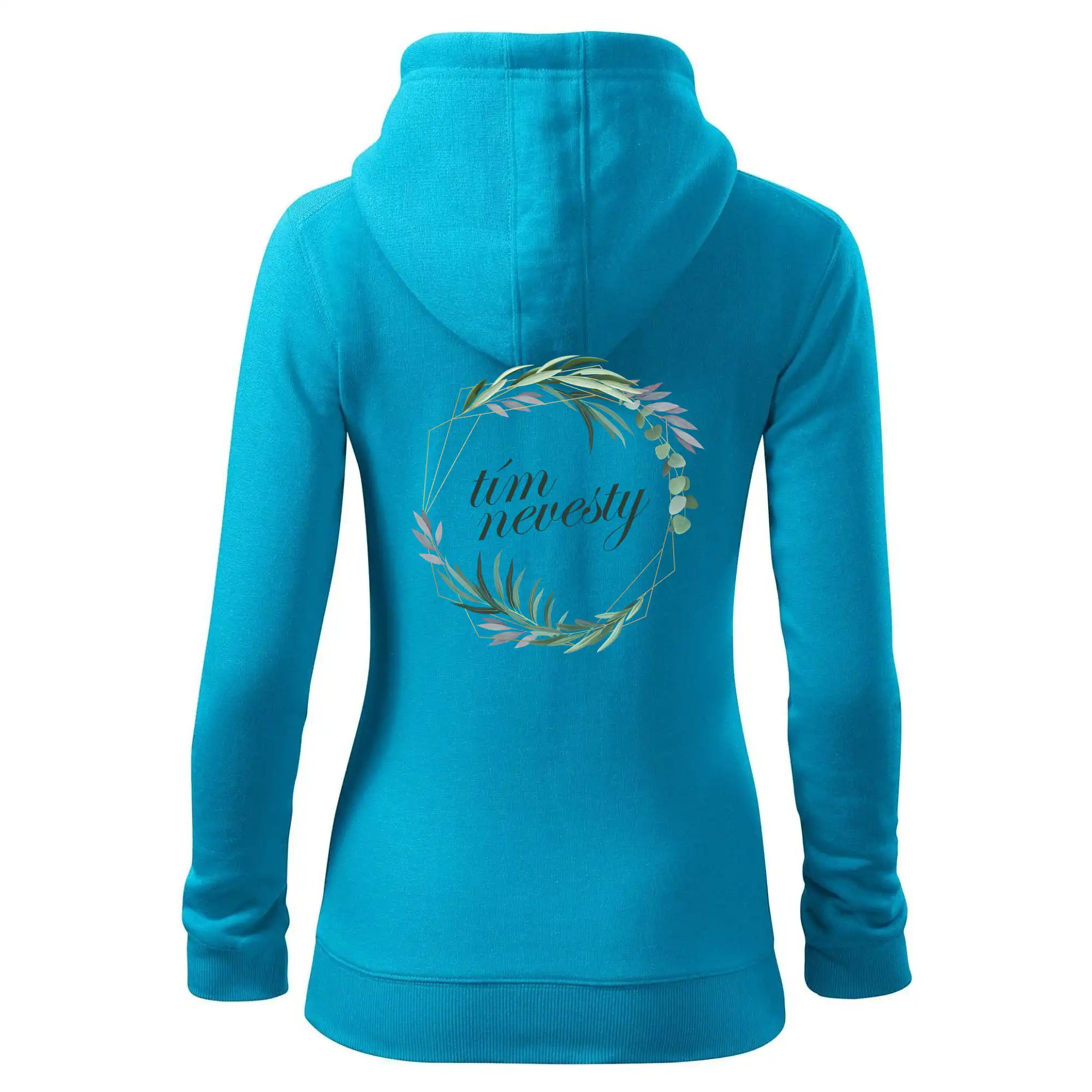 Tím nevesty kvetinový kruh zelený SK