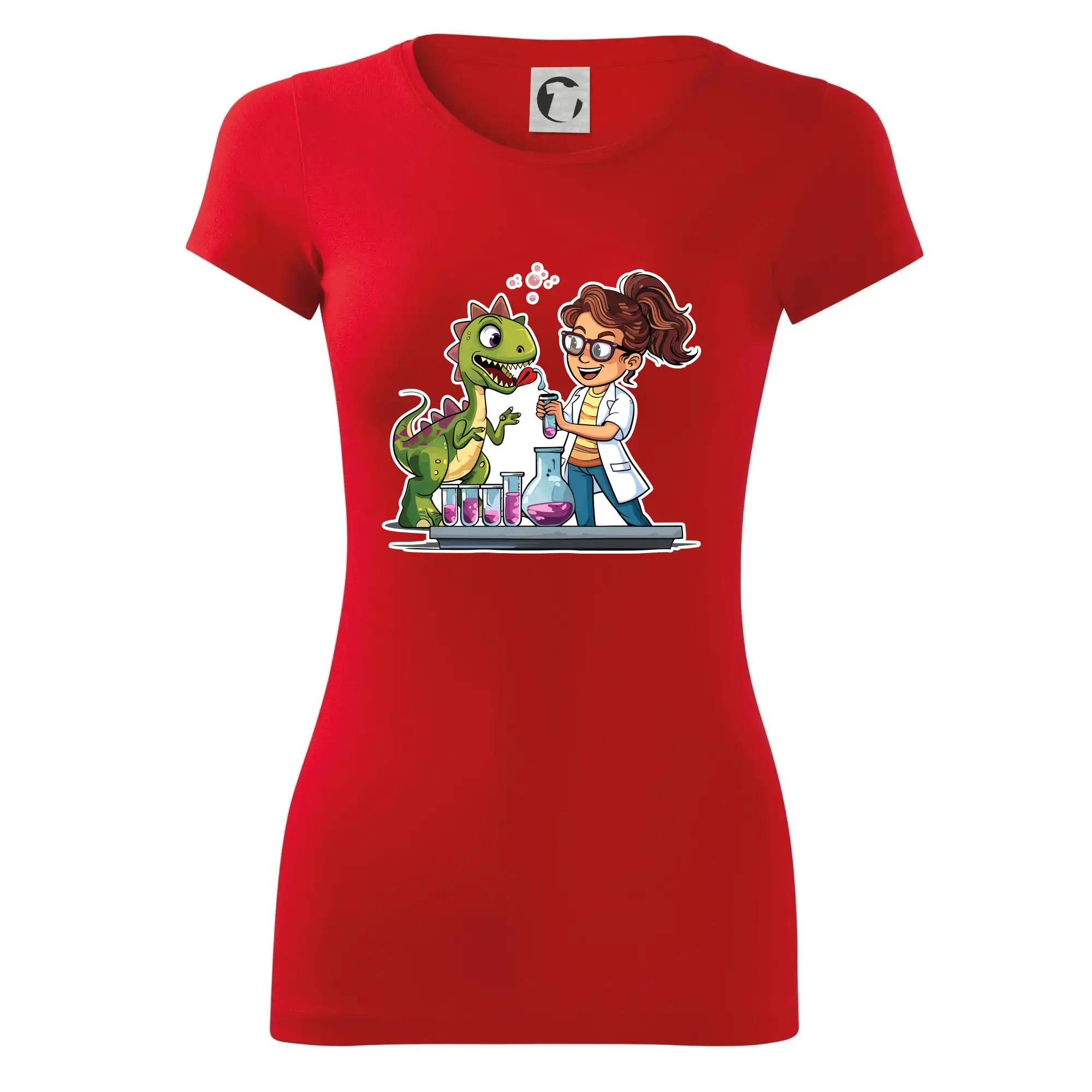 Chemik a dinosaurus - Holka