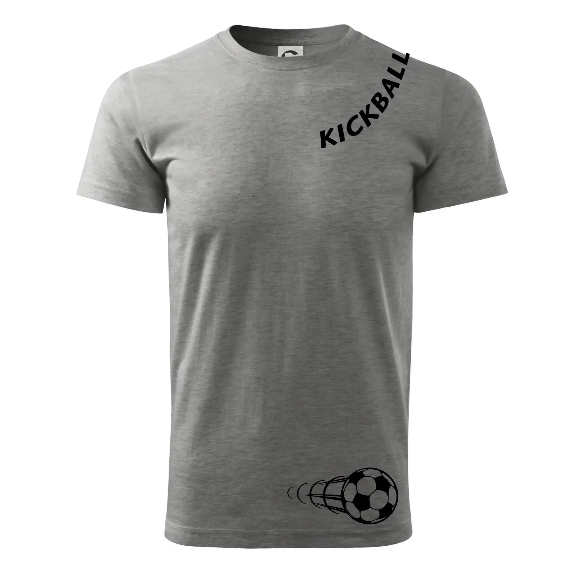 Kickball nápis šikmo