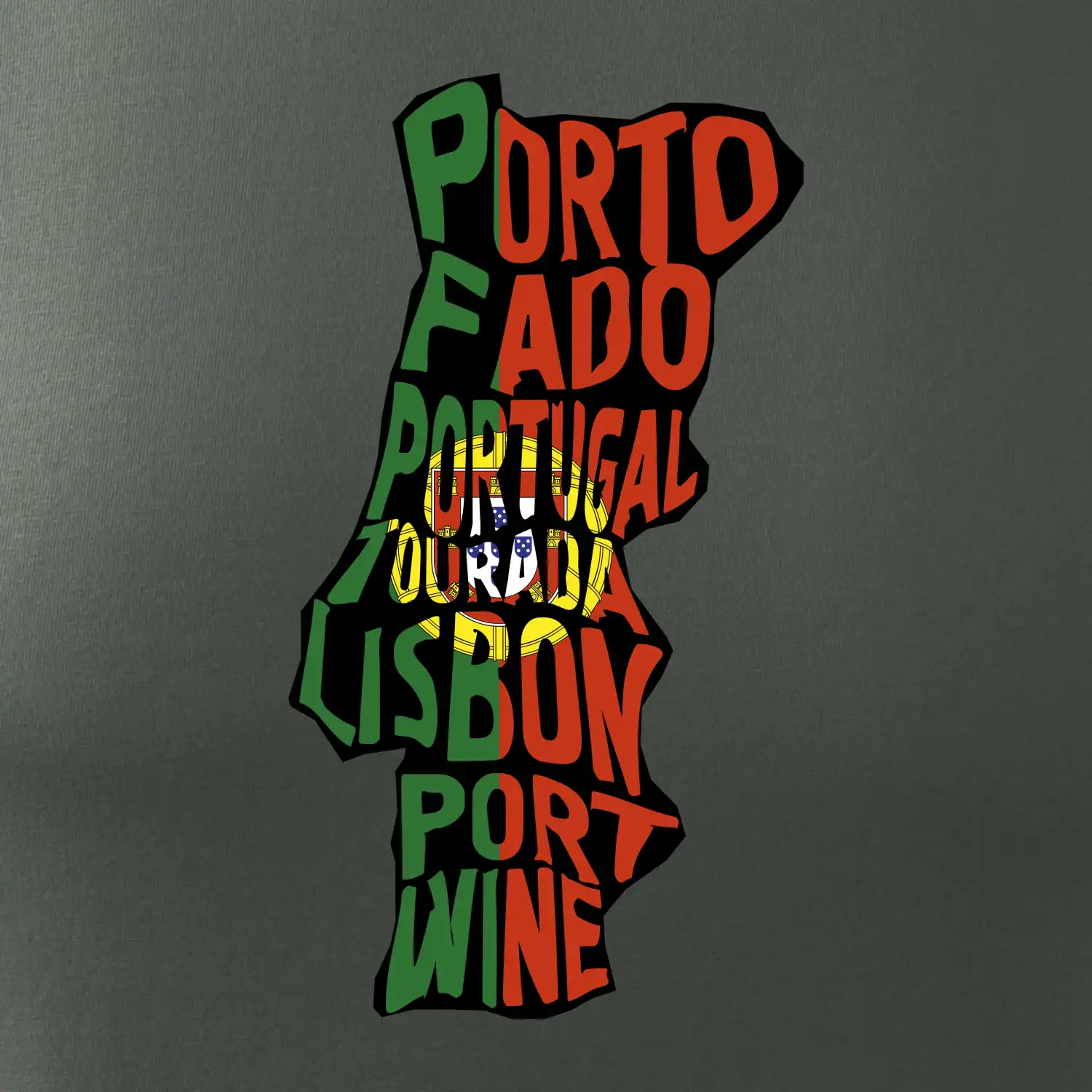Mapy - názvy měst - Portugalsko