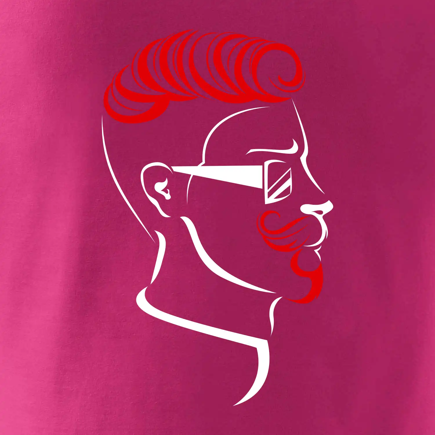 Borec s upraveným vousem