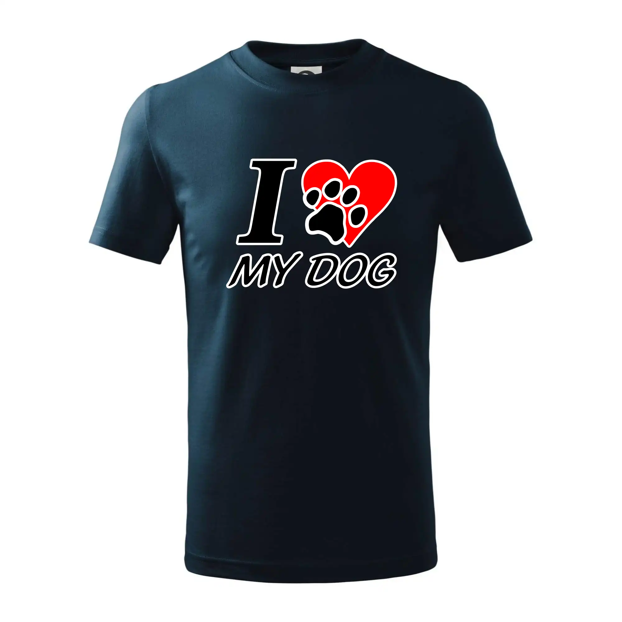 I love my dog - nápis