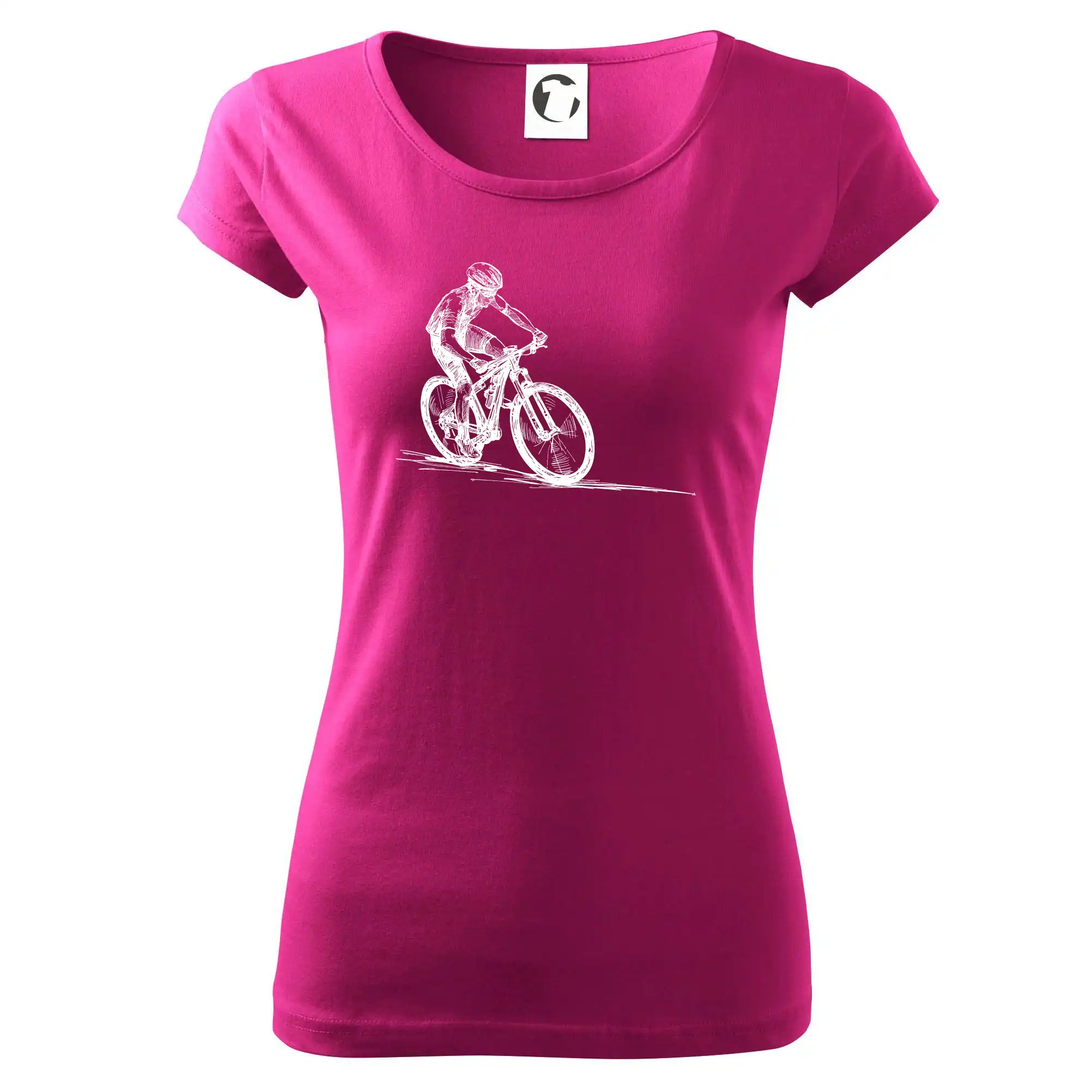 MTB kreslený cyklista