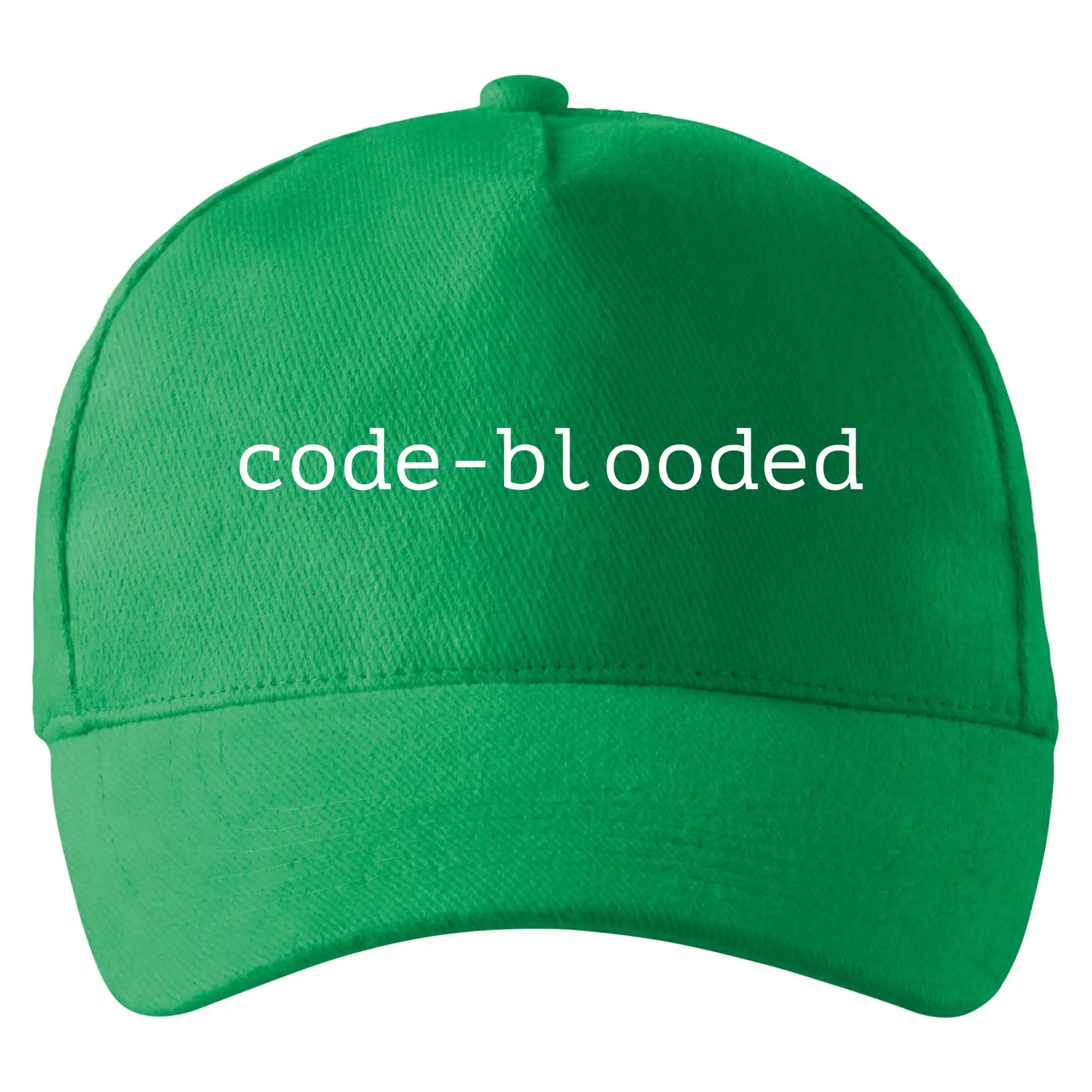 Tričká pre ajťákov - Code blooded - Šiltovka so zahnutým šiltom a mosaznou sponou
