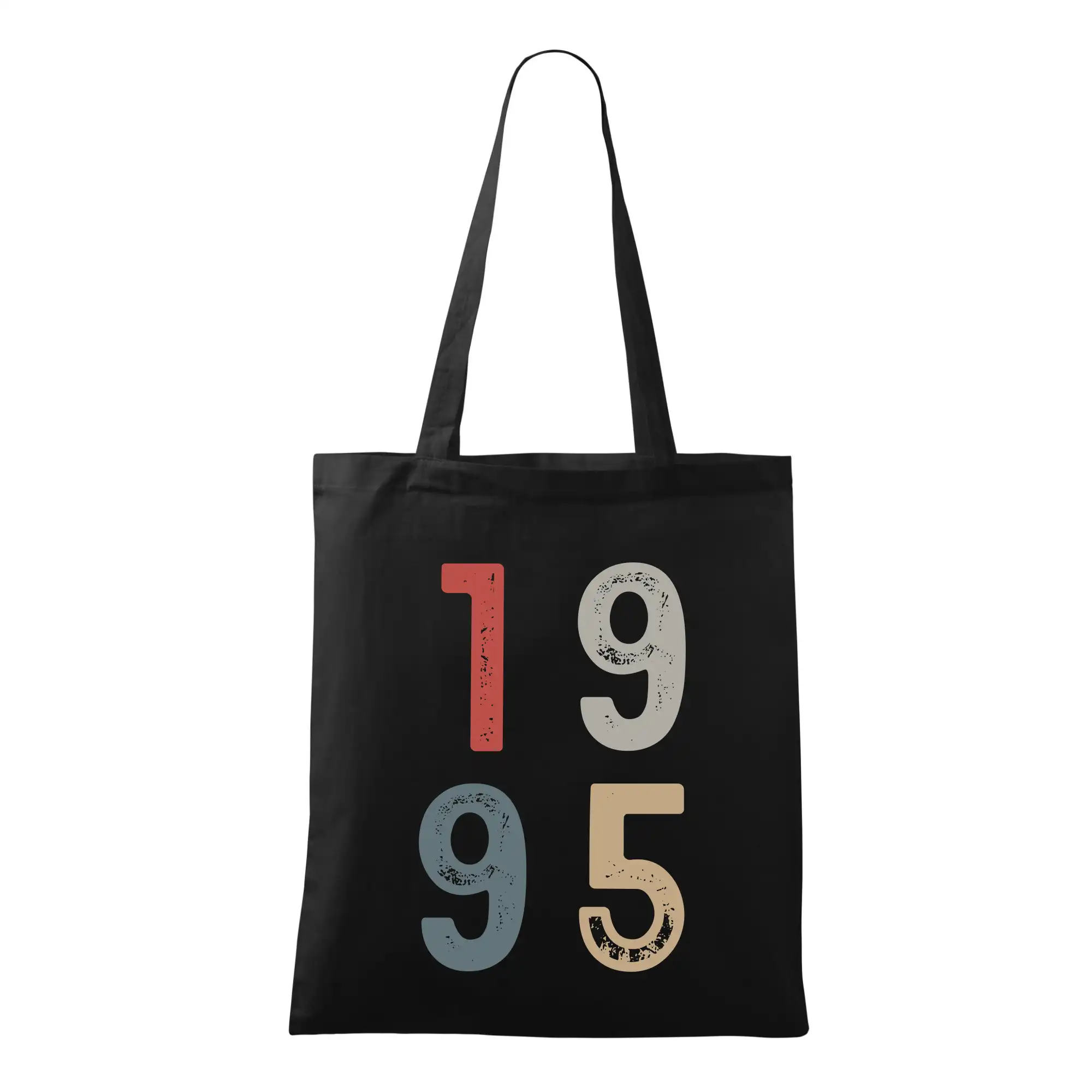 Tričká k narodeninám - Vintage číslica 1995 - Taška bavlnená