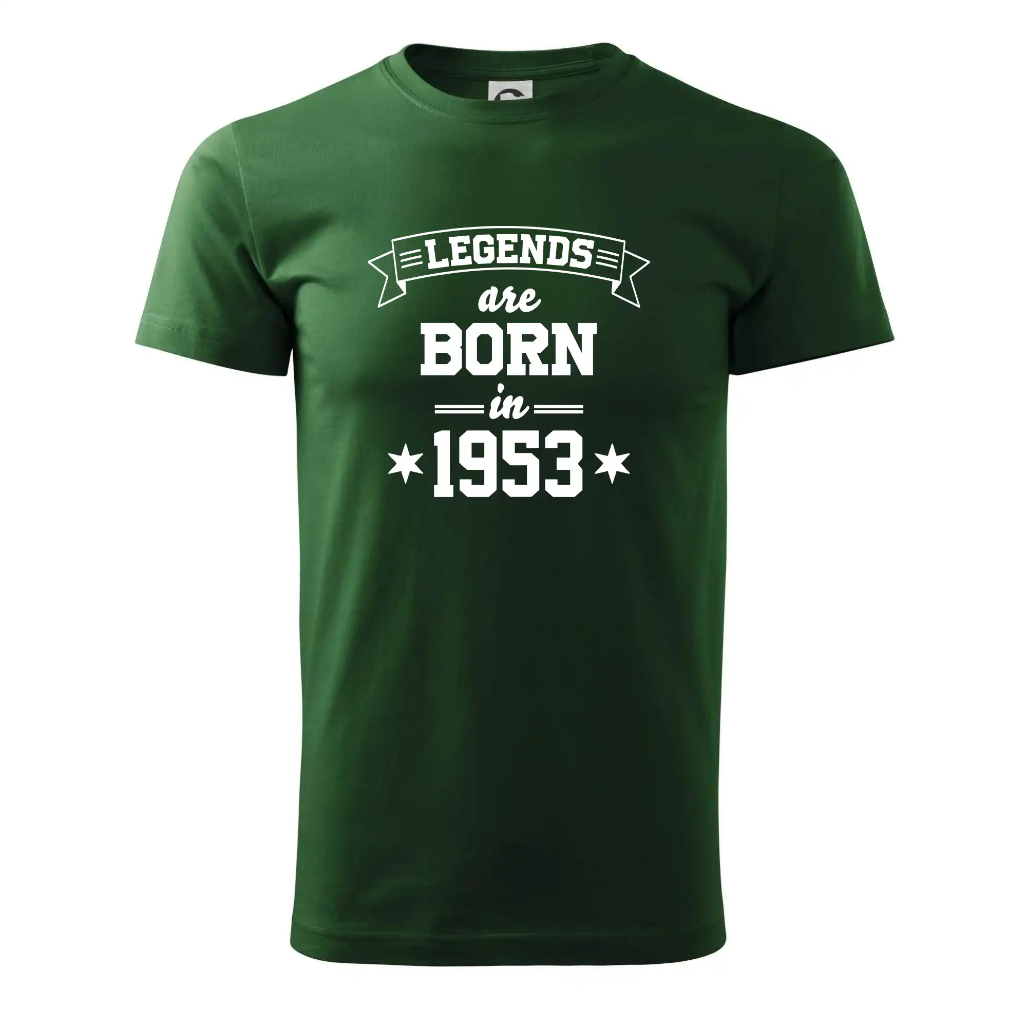 Tričká k narodeninám - Legends are born in 1953 - Pánske tričko nižšej gramáže