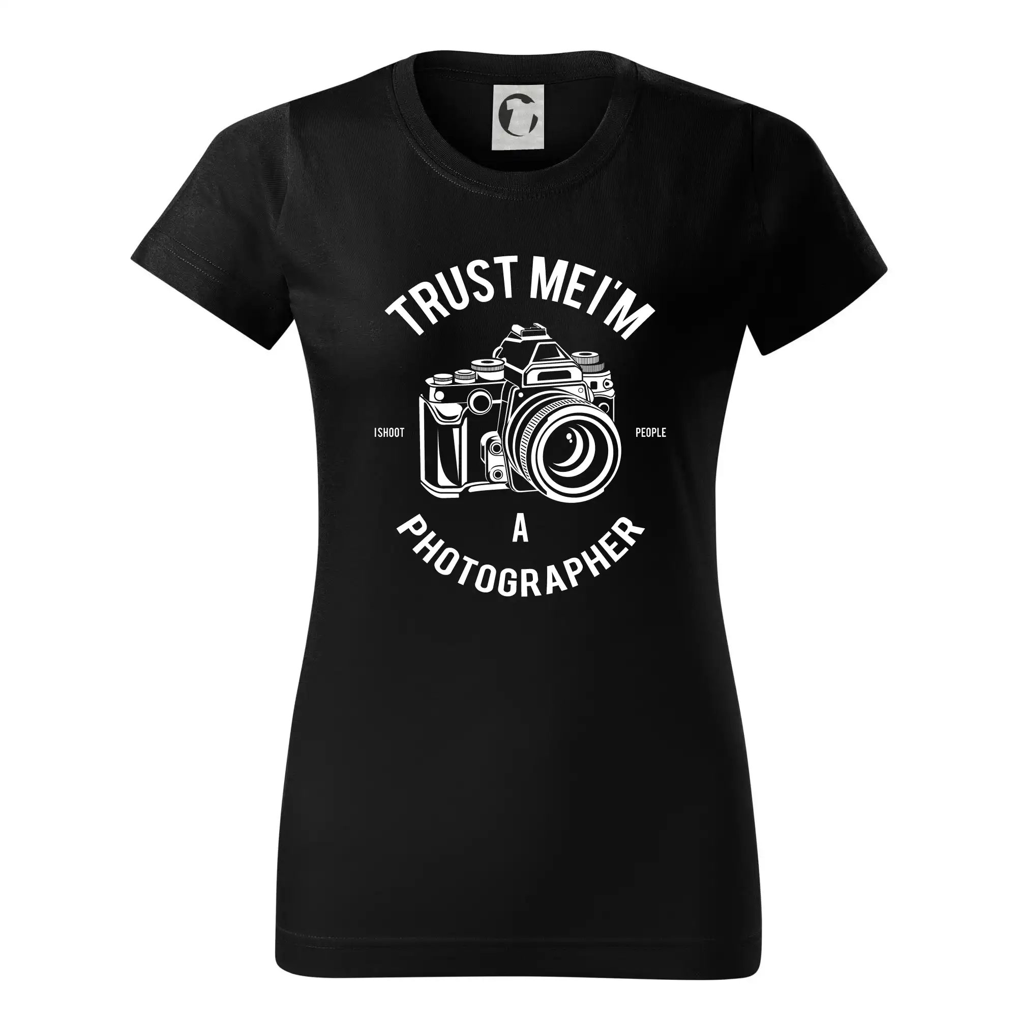 Tričká pre fotografov - Trust me Photographer - Dámske tričko basic - ľahko voľnejšie a dlhšie