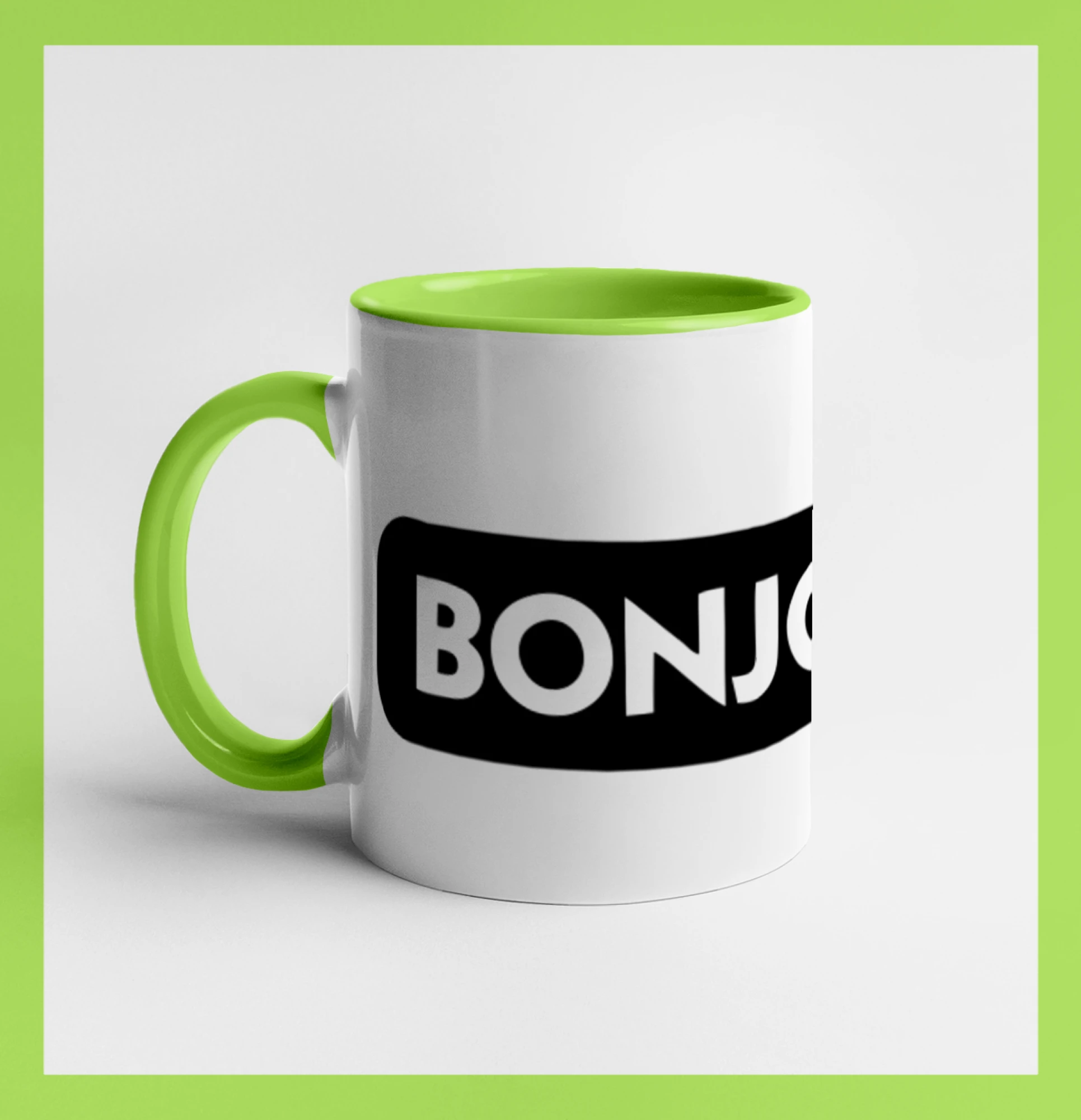 Nápis Bonjour