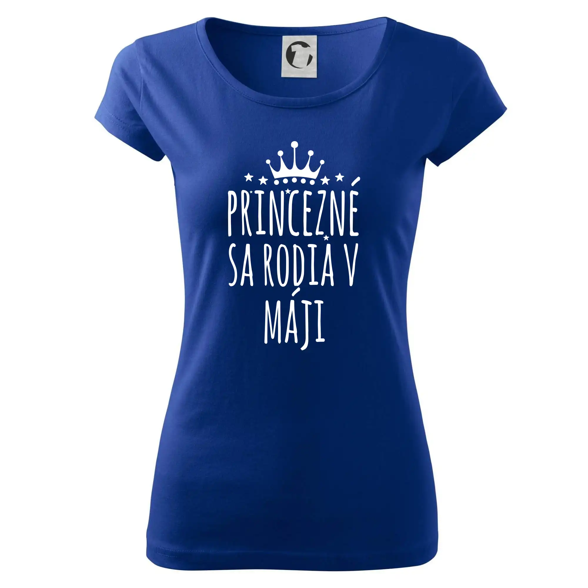 Tričká pre narodených v máji - Princezné sa rodia v máji - Dámske tričko Pure