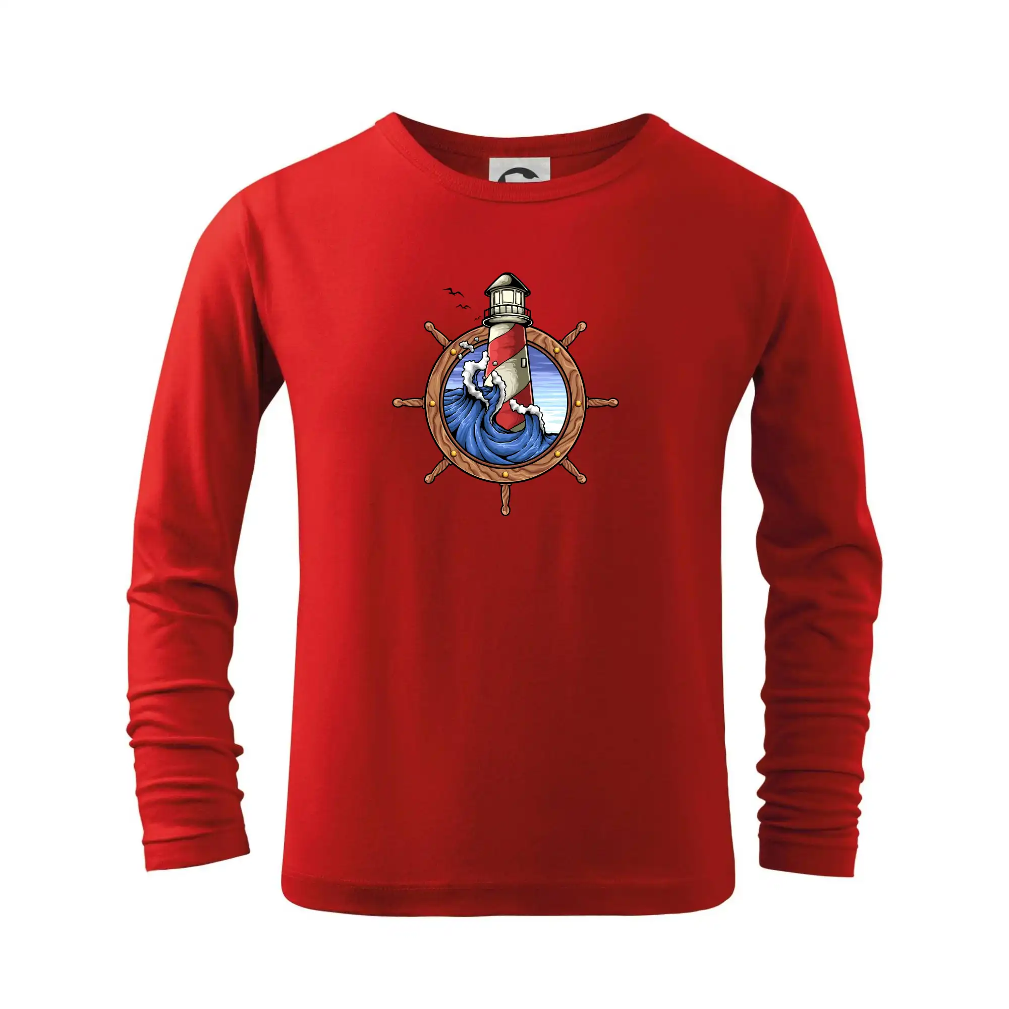 Vodácke tričká - Námornícky maják - Tričko detské Long Sleeve