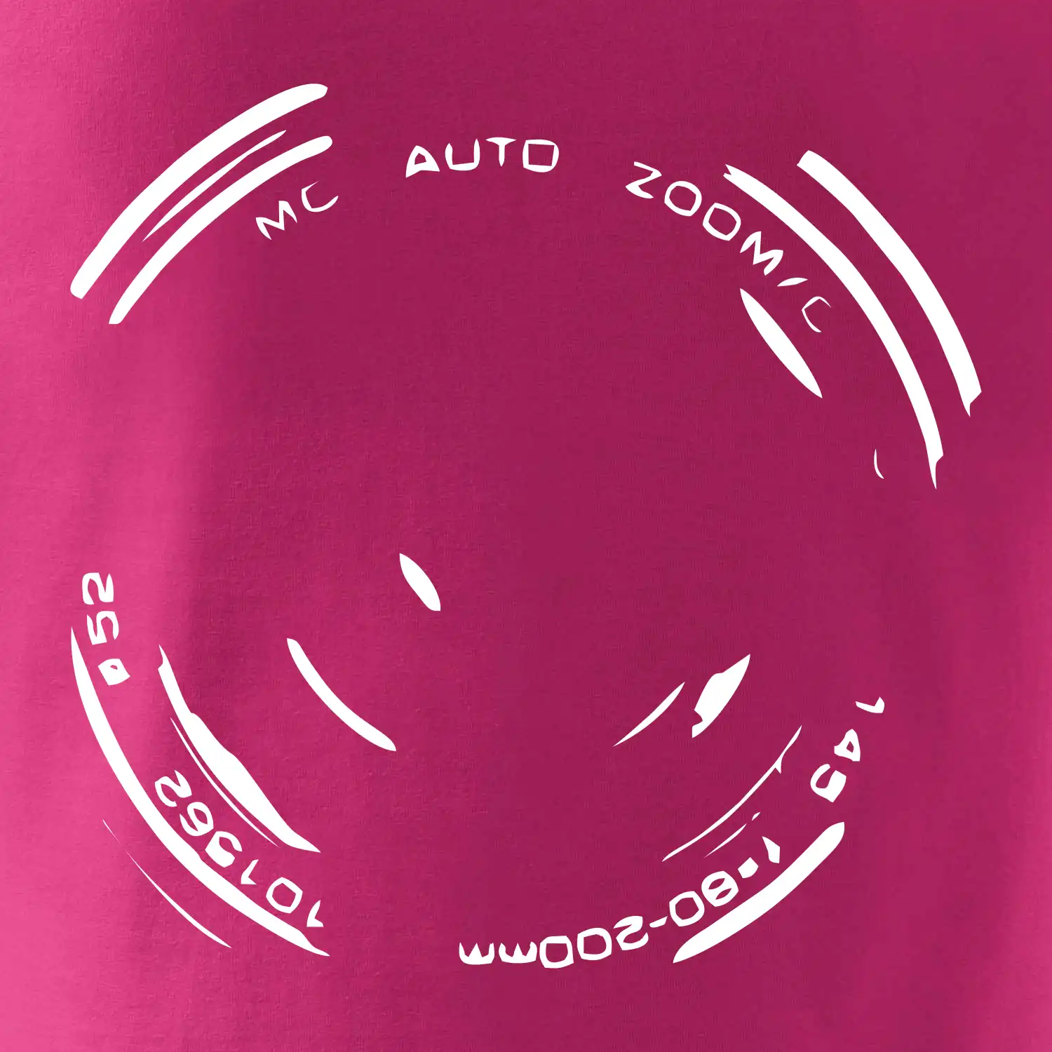 Foto objektiv obtisk