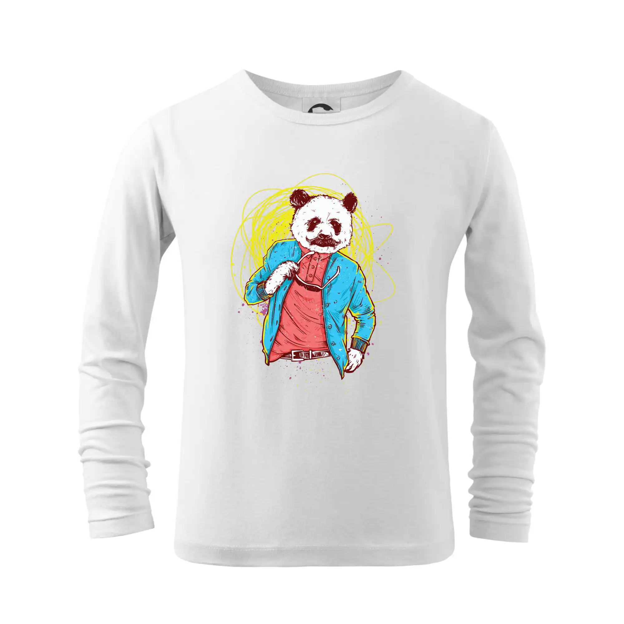 Grafické tričká - Panda Bear - Tričko detské Long Sleeve