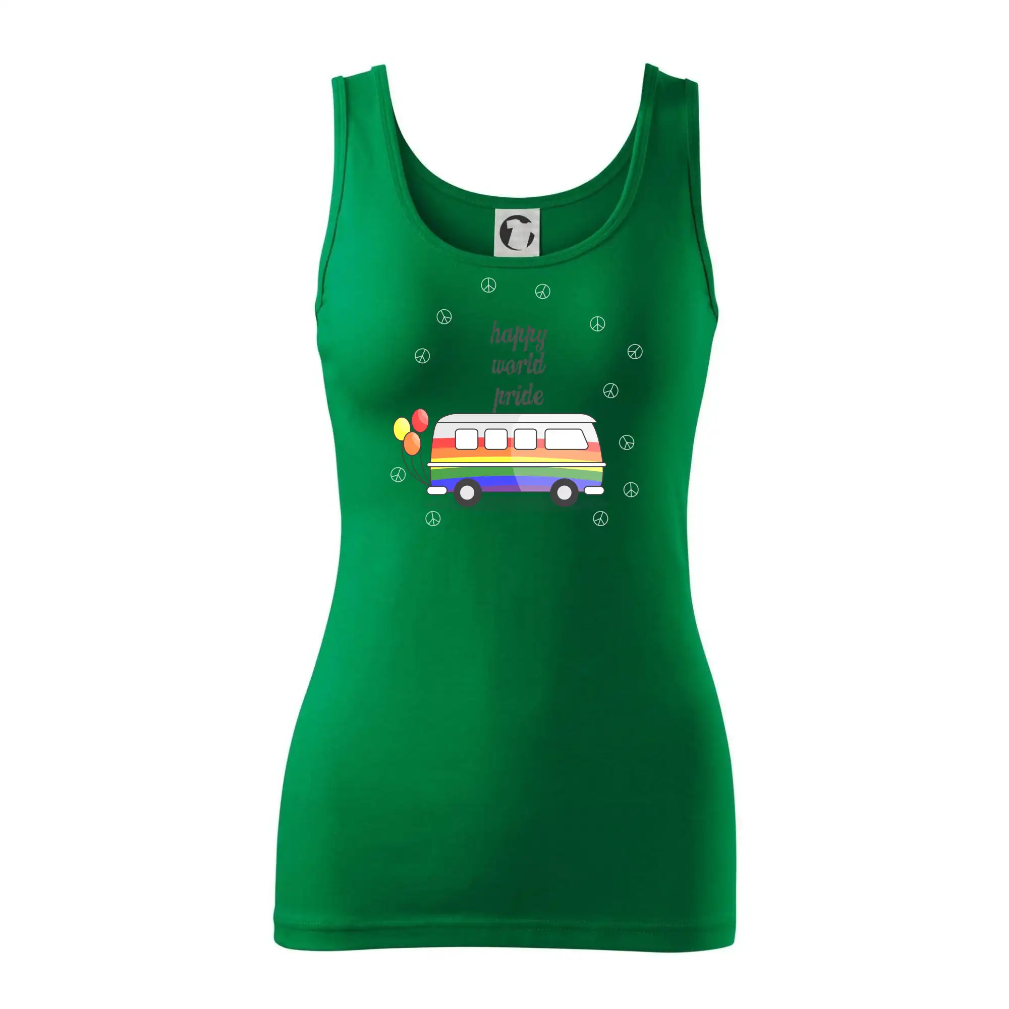 Tričká pre LGBT a Queer komunitu - Happy world pride - Dámske tielko