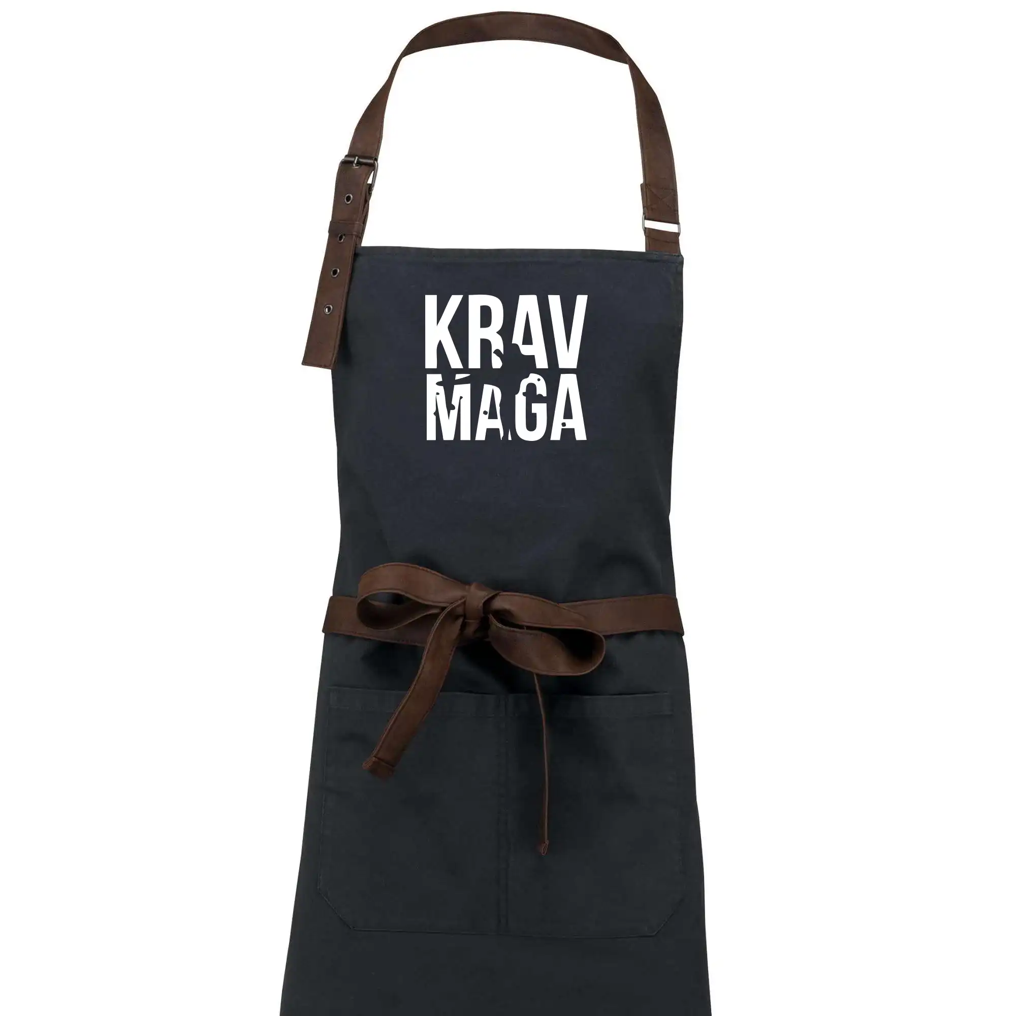 Tričká na box - Nápis Krav Maga - Zástera Vintage