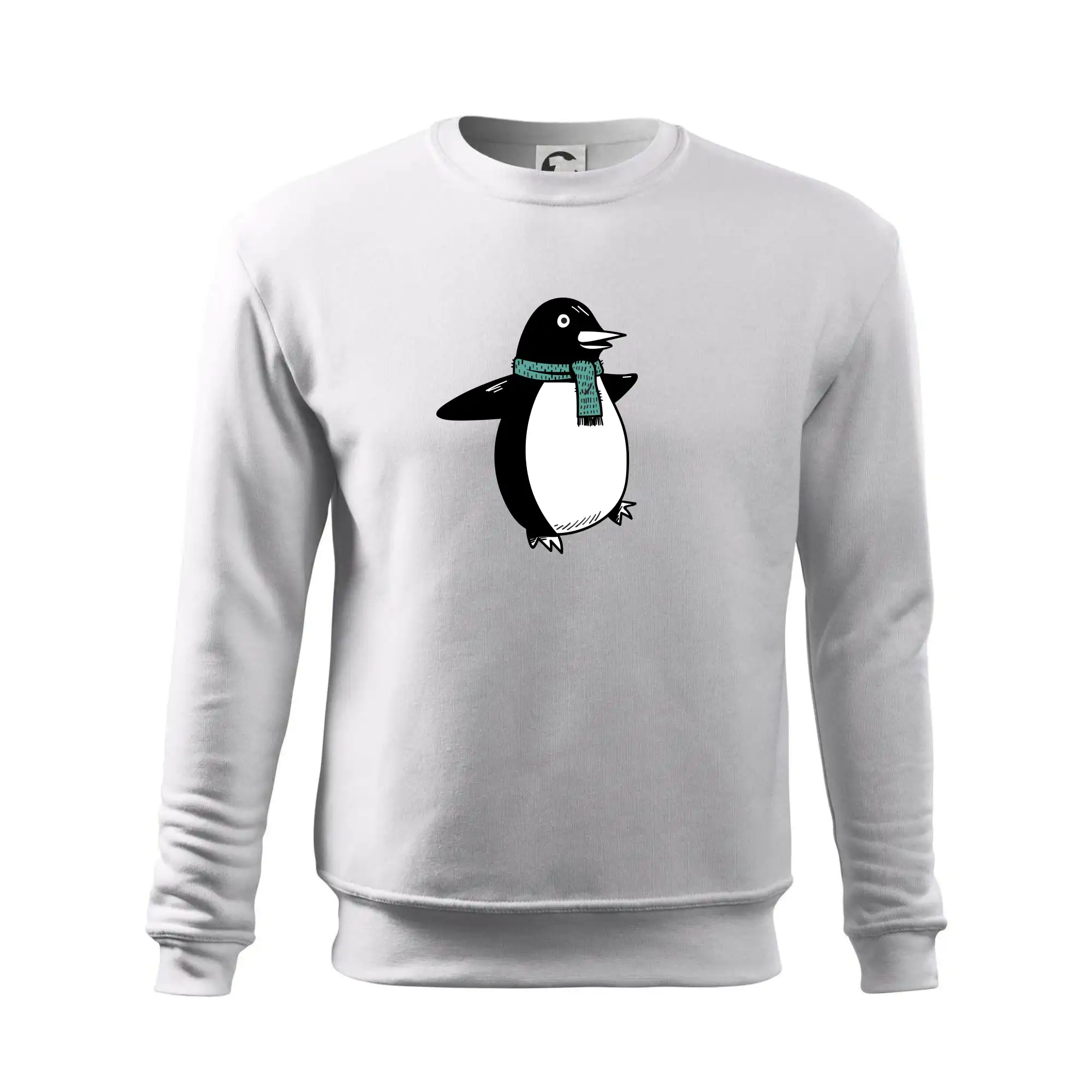 Tučňák se zelenou šálou