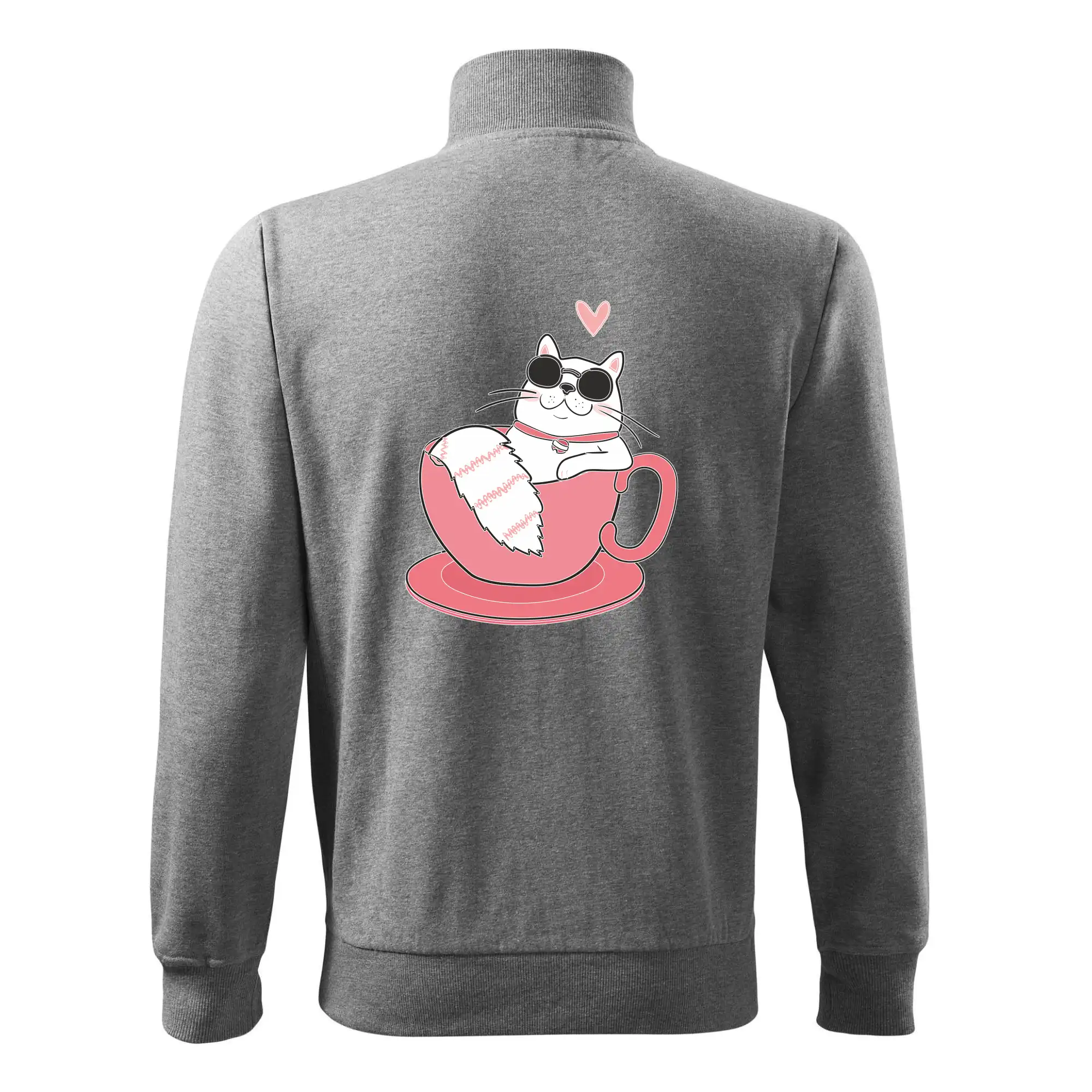 Hustá kočka v hrníčku