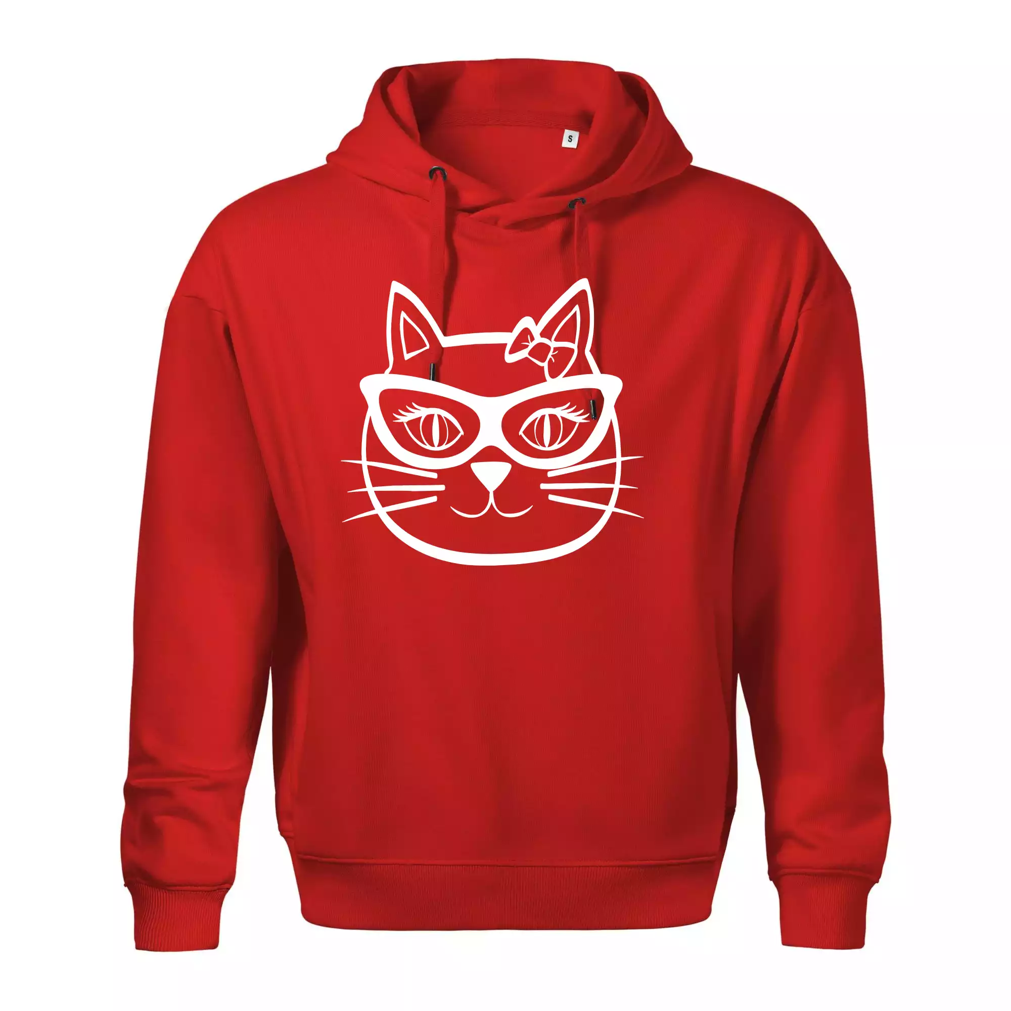 Kočičí holka s brýlemi