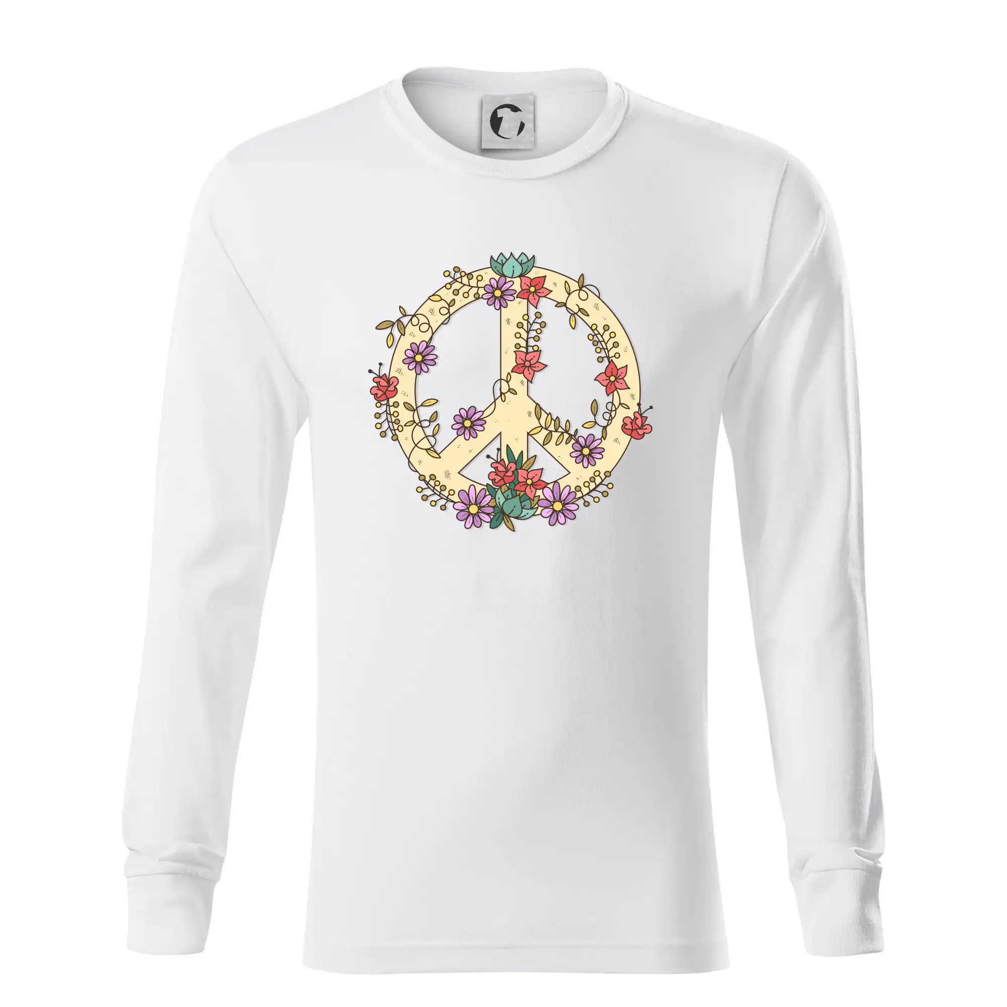 Peace symbol pískový