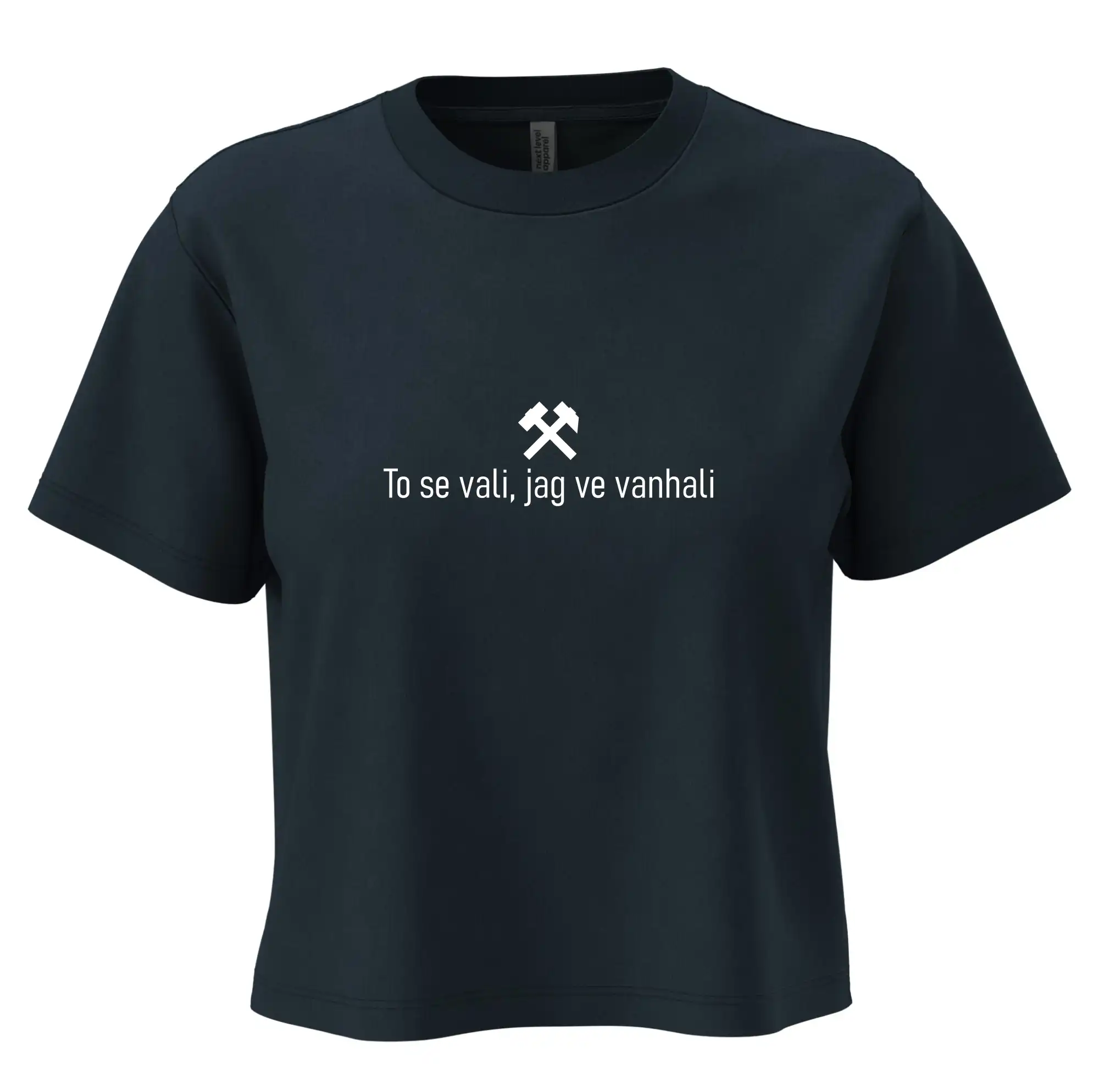 To se vali, jag ve vanhali - Boxy cropped tričko OVERSIZE